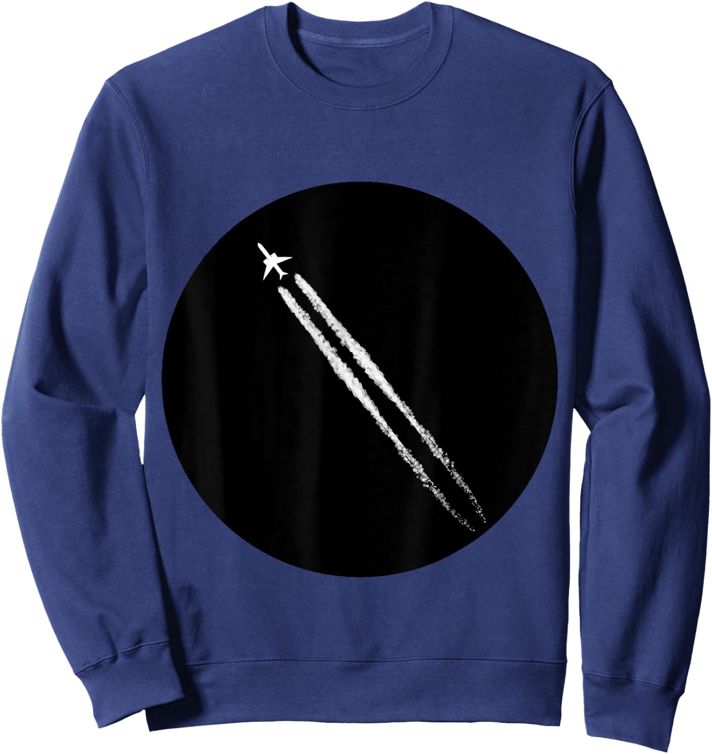 Jet Smoke Retro Aircraft Fighter Jet Airplane Gift Sweatshirt - Sweatshirt | Navy