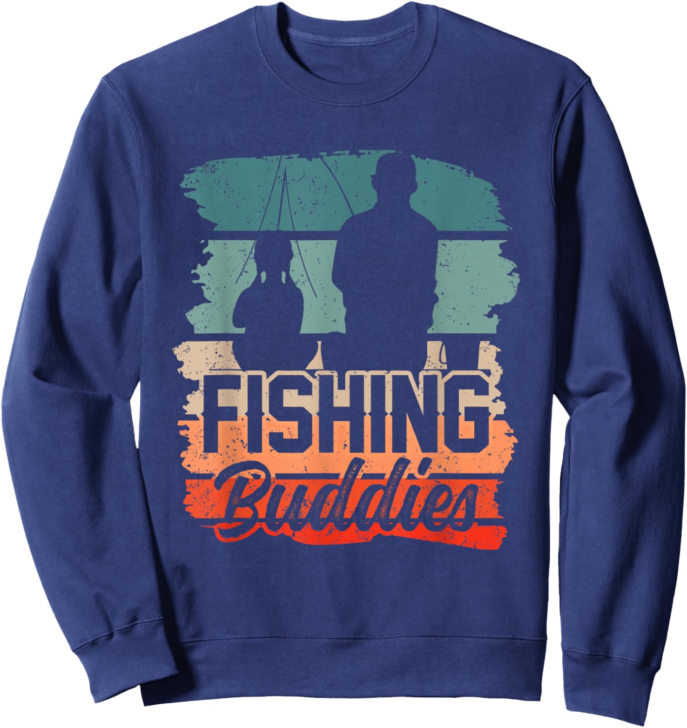 Fishing Buddies Fisher Buddy Fisherman Sweatshirt - Sweatshirt | Navy