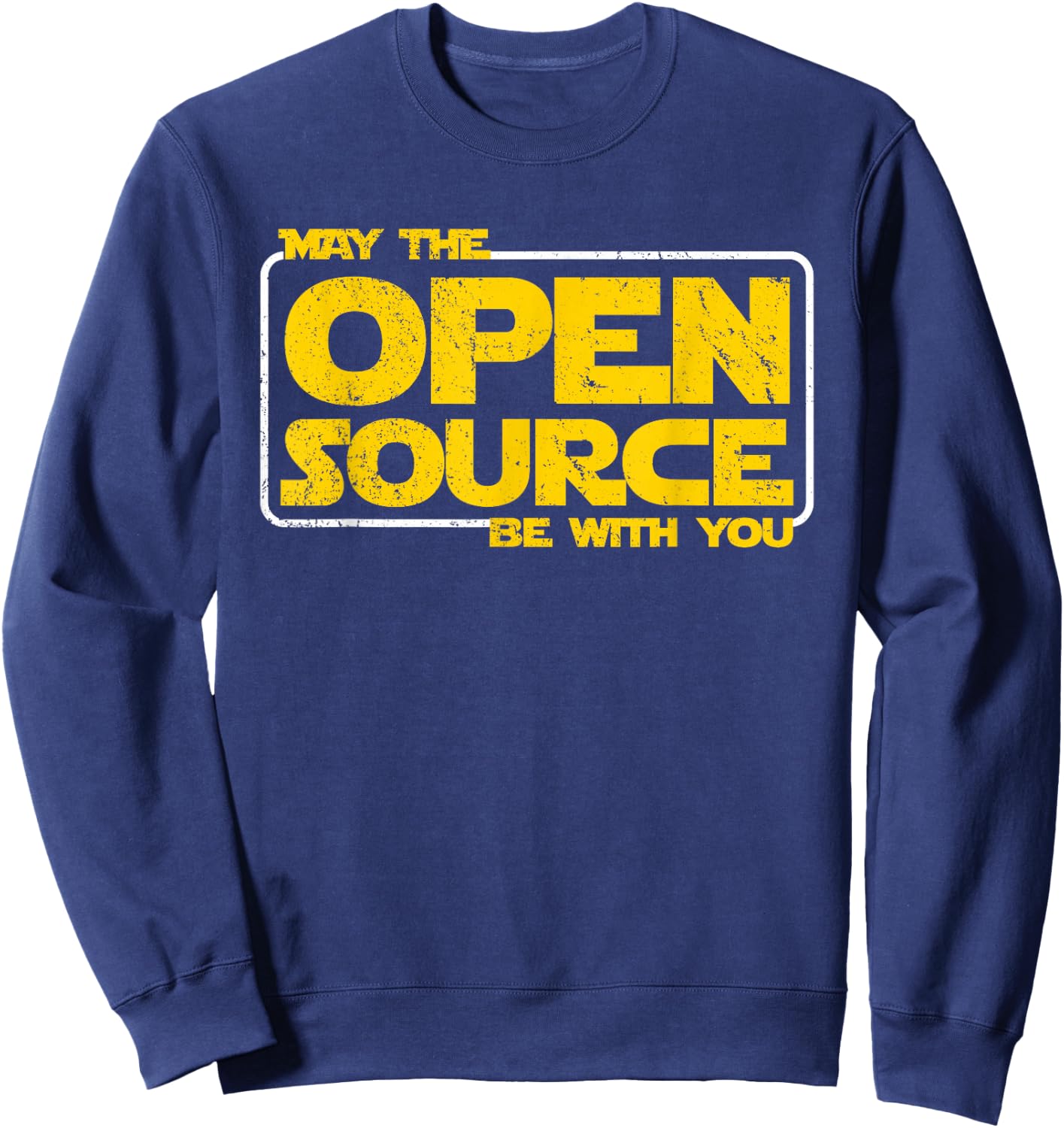 Opensource Linux Programmer Coding Computer Tech Humor Sweatshirt - Sweatshirt | Navy