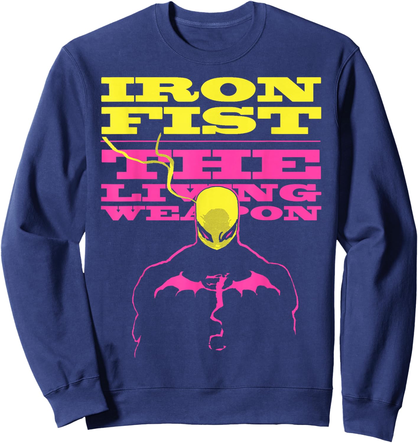 Marvel Iron Fist The Living Weapon Graphic Sweatshirt - Sweatshirt | Navy