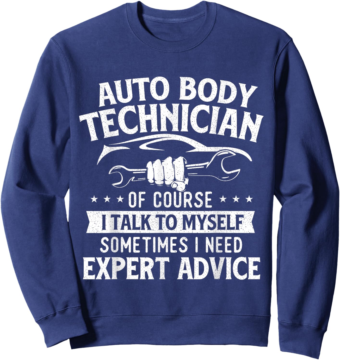 Auto Body Technician - Automotive Finisher Car Customizer Sweatshirt - Sweatshirt | Navy