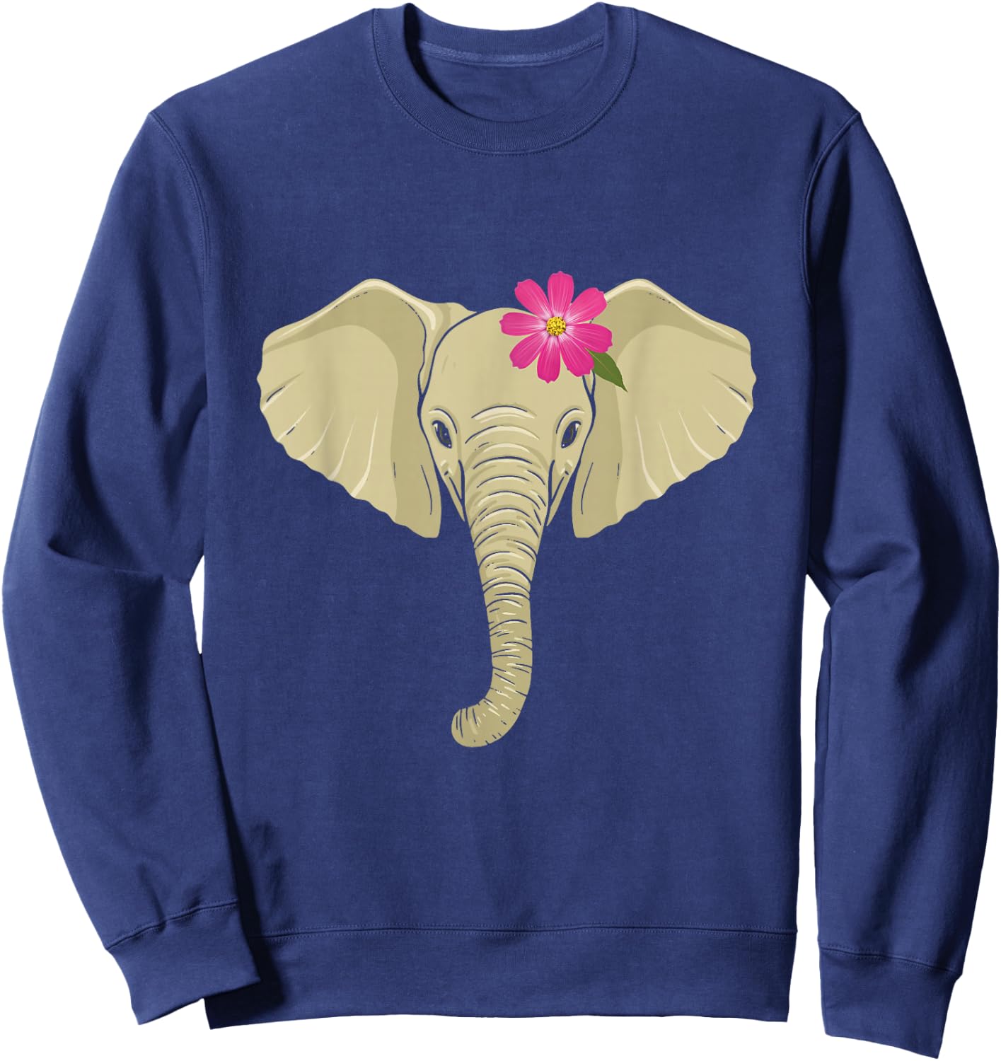 Elephant Gift Girlfriend Women Men Elephants Elefant Sweatshirt - Sweatshirt | Navy