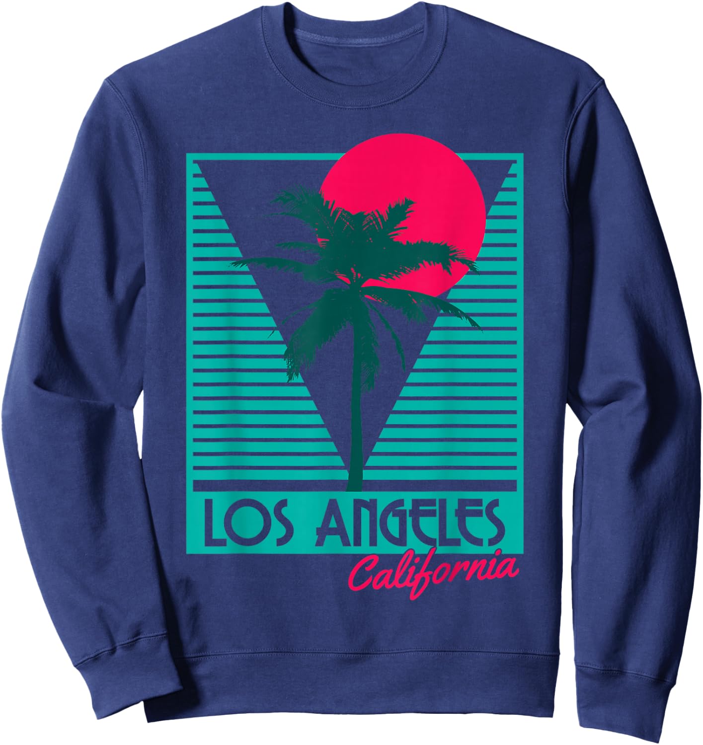 Los Angeles Vintage California USA America Souvenir Sweatshirt - Sweatshirt | Navy