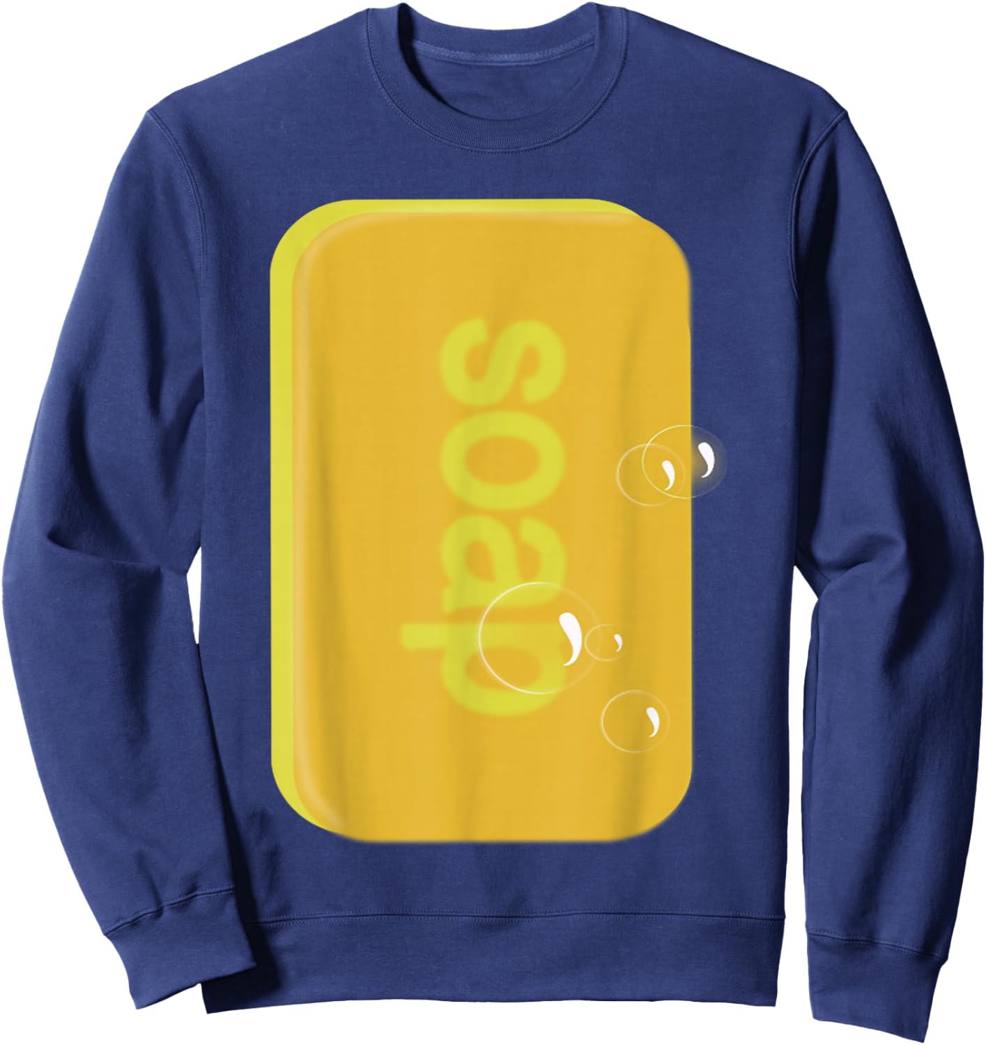 Soap bar Last Minute Funny Halloween Costume Sweatshirt - Sweatshirt | Navy
