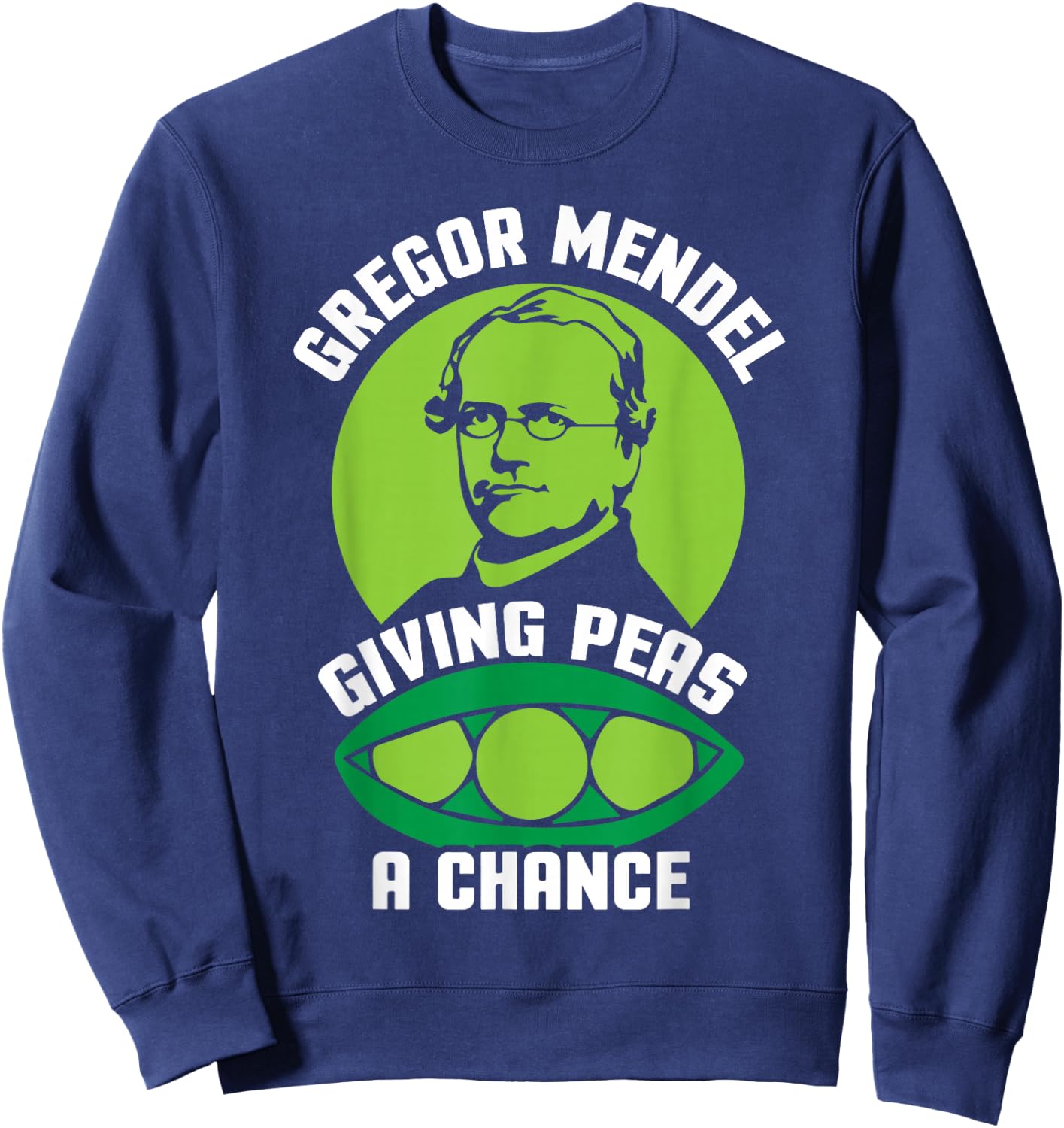 Chemist Chemistry - Gregor Mendel Sweatshirt - Sweatshirt | Navy