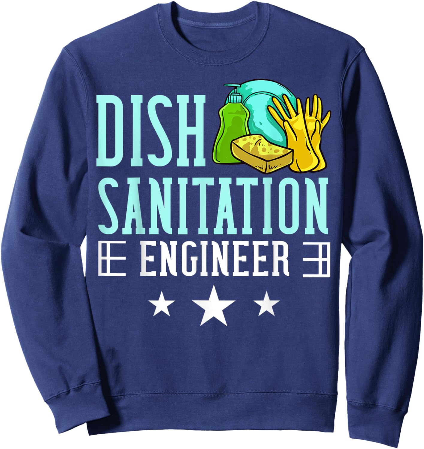 Dishwasher Dishwashing Gift Job Dish Washing Sweatshirt - Sweatshirt | Navy