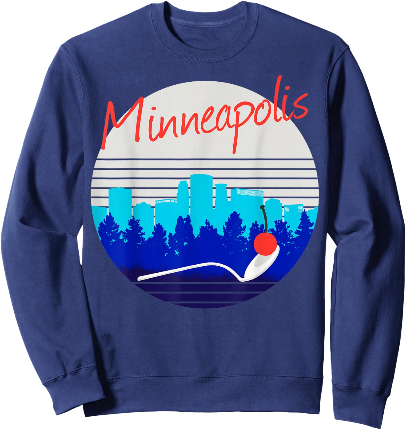 Minneapolis St Paul Twin Cities Minnesota MSP Souvenir Sweatshirt - Sweatshirt | Navy