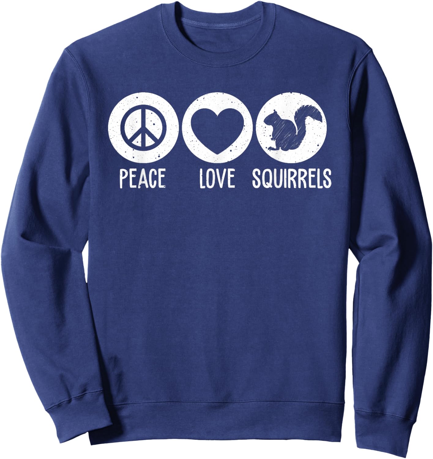 Funny Squirrel Novelty Design Squirrel Lover Men Women Kids Sweatshirt - Sweatshirt | Navy
