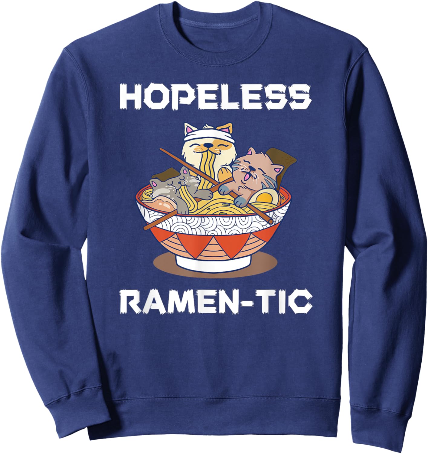 Hopeless Ramen Tic Sweatshirt - Sweatshirt | Navy