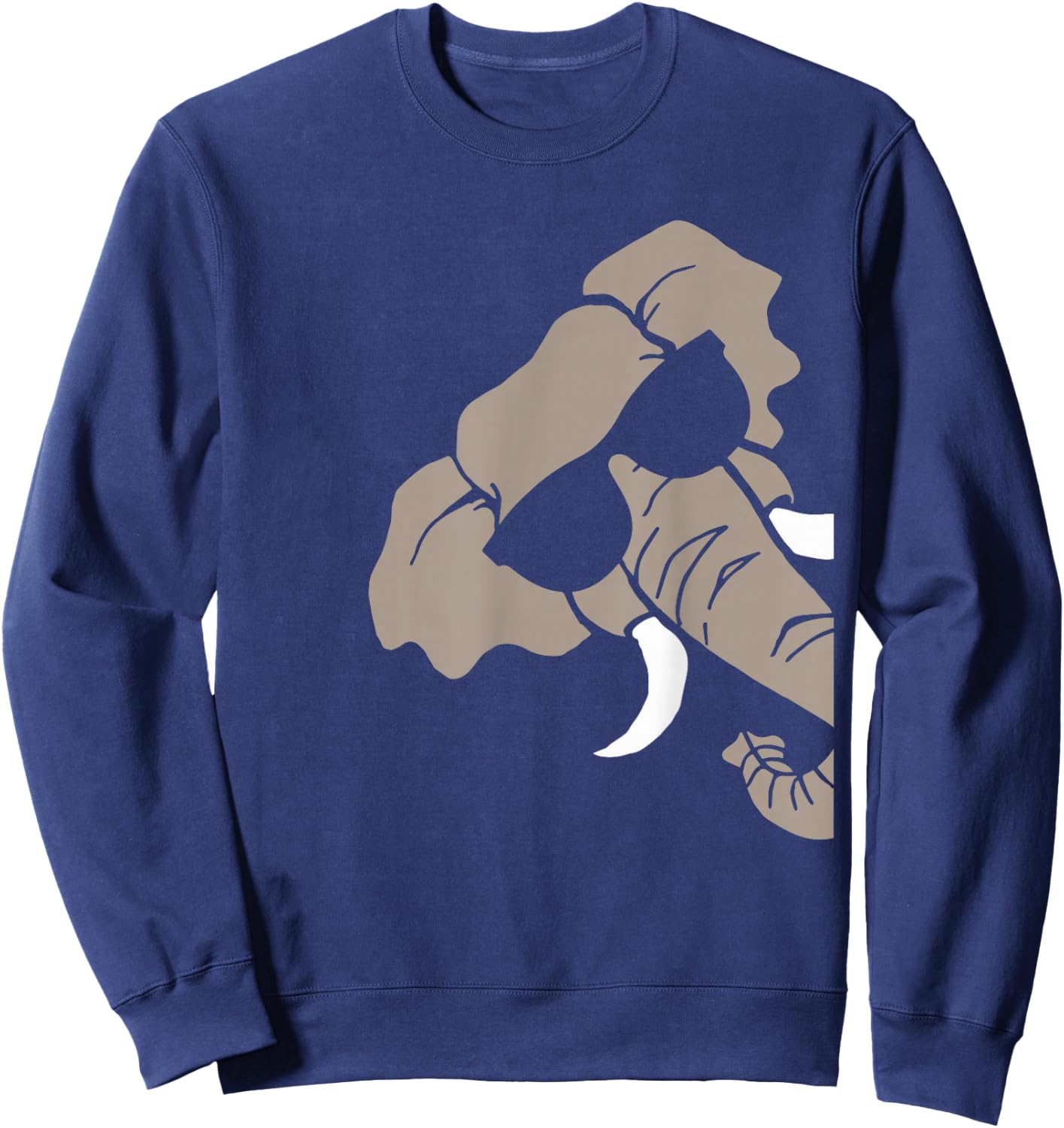 Elephant with Glasses Sweatshirt - Sweatshirt | Navy