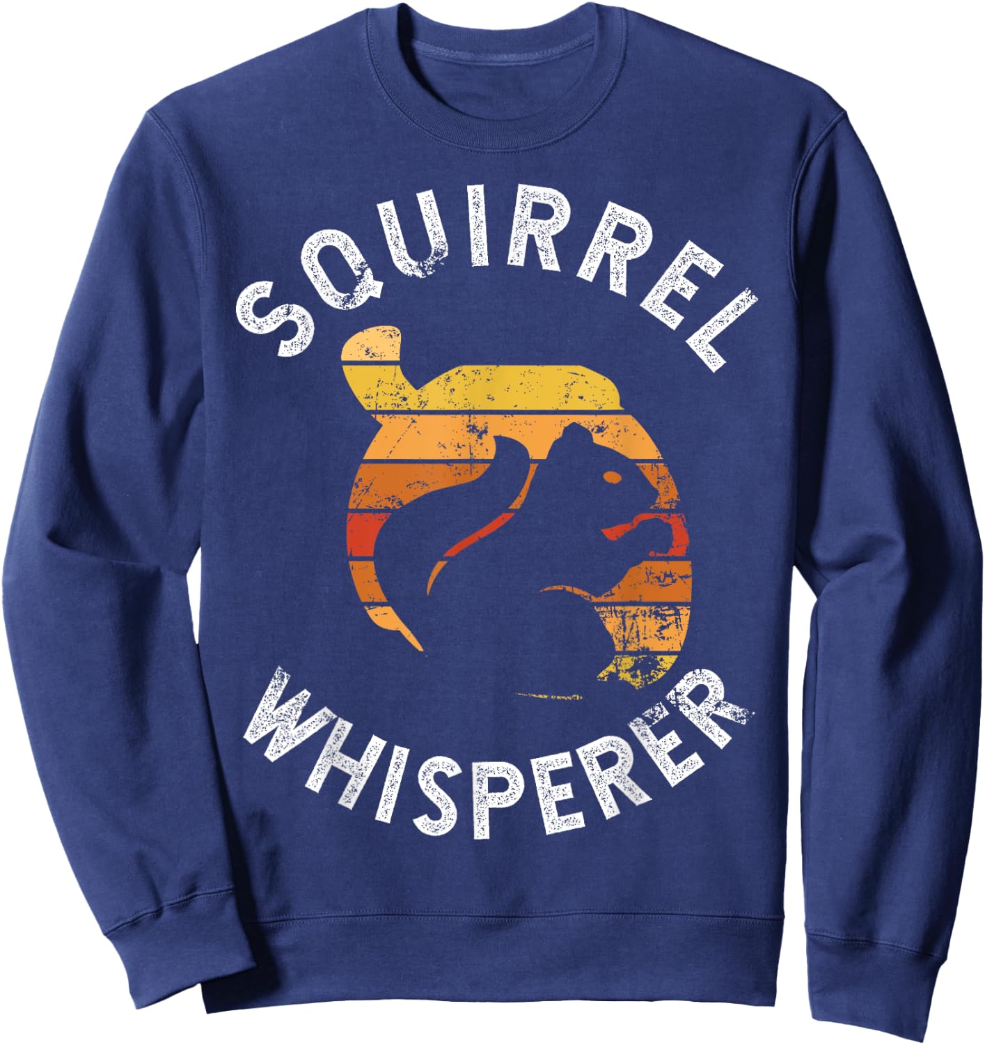 Funny Squirrel Art Women Kids Pet Squirrel Lovers Sweatshirt - Sweatshirt | Navy