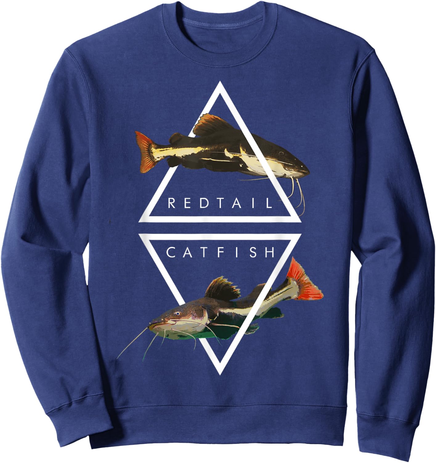 Redtailed Catfish Water Change Monster Fish Sweatshirt - Sweatshirt | Navy