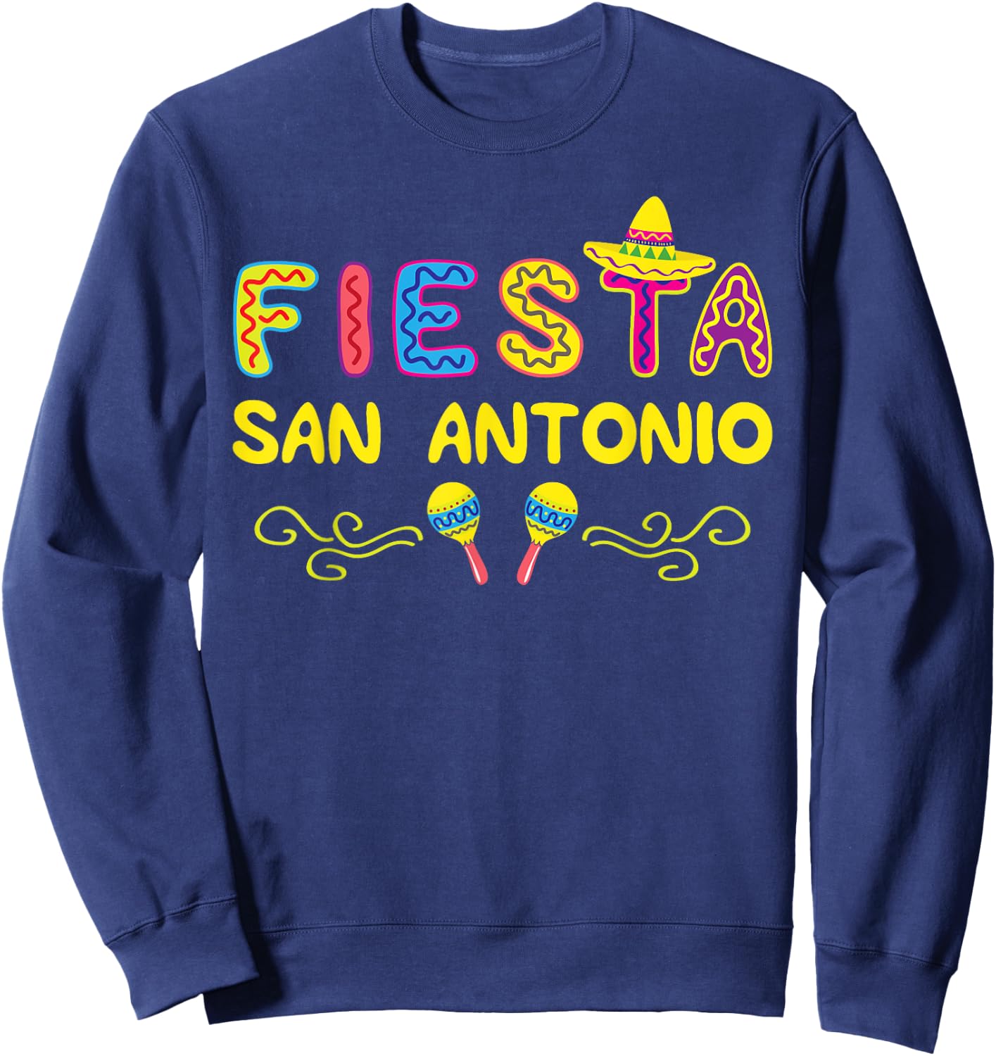 Fiesta San Antonio Sweatshirt - Sweatshirt | Navy