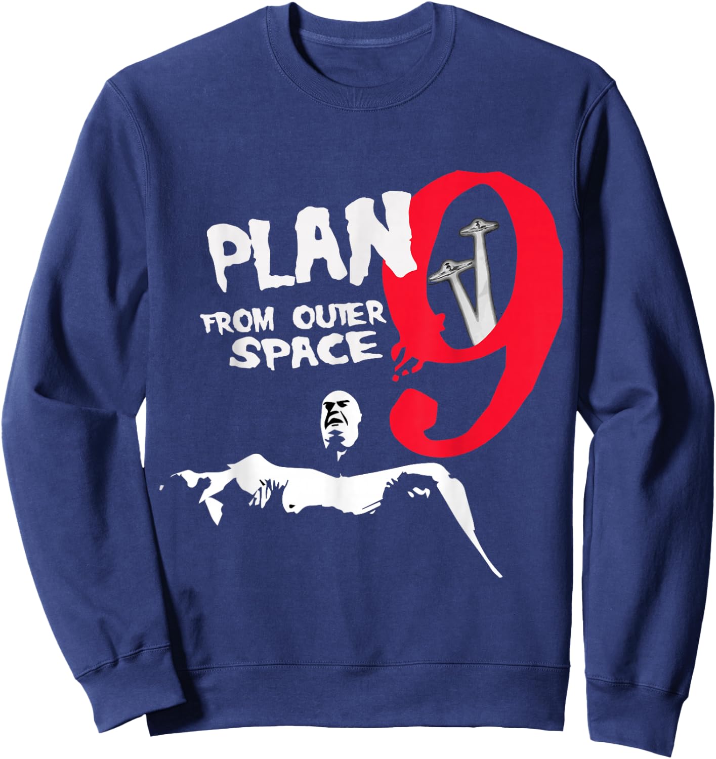 Plan 9 from Outer Space Inspector Clay Tribute Sweatshirt - Sweatshirt | Navy