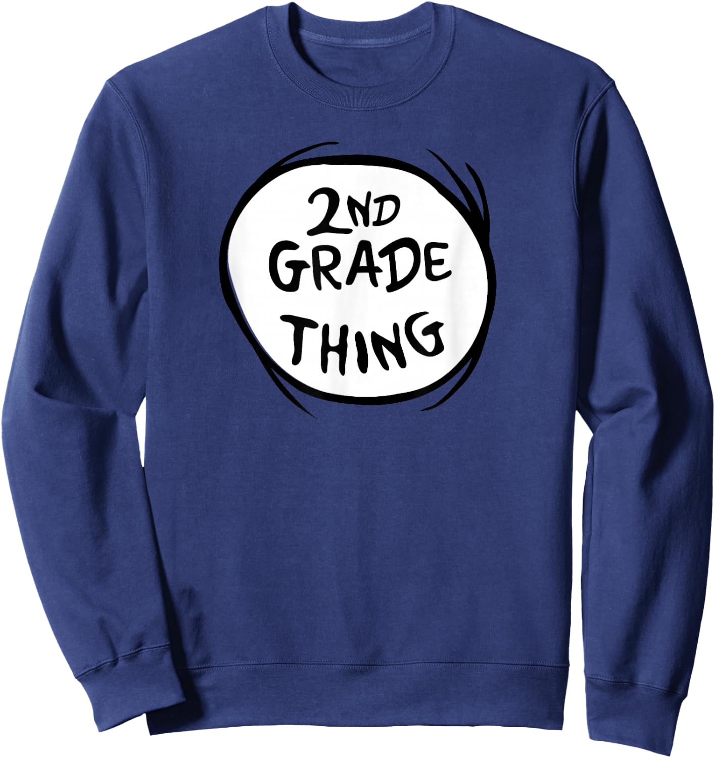 Dr. Seuss 2nd Grade Thing Sweatshirt - Sweatshirt | Navy