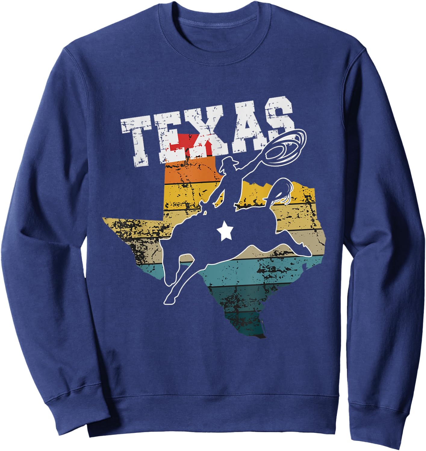 Vintage Texas Rodeo Sweatshirt - Sweatshirt | Navy