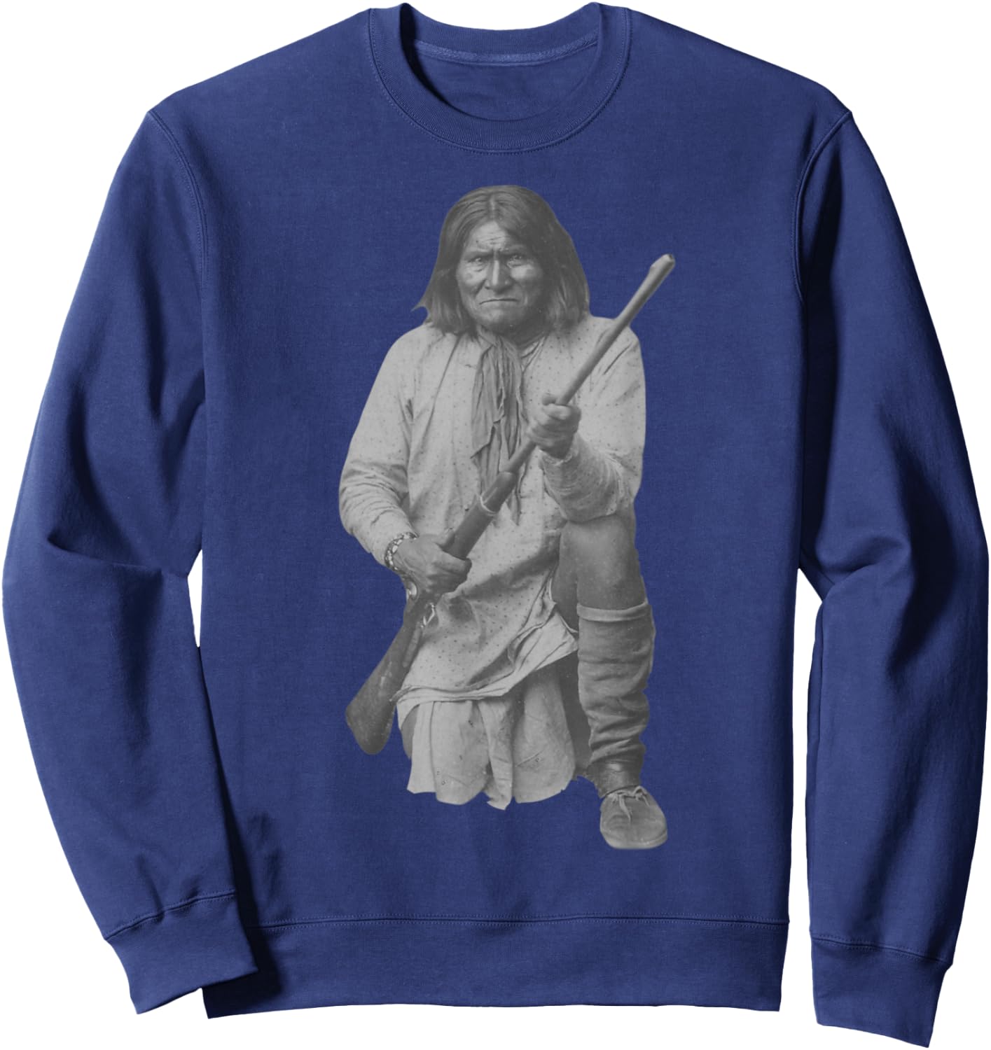 Geronimo Native American Indian Apache Warrior Hero Arizona Sweatshirt - Sweatshirt | Navy