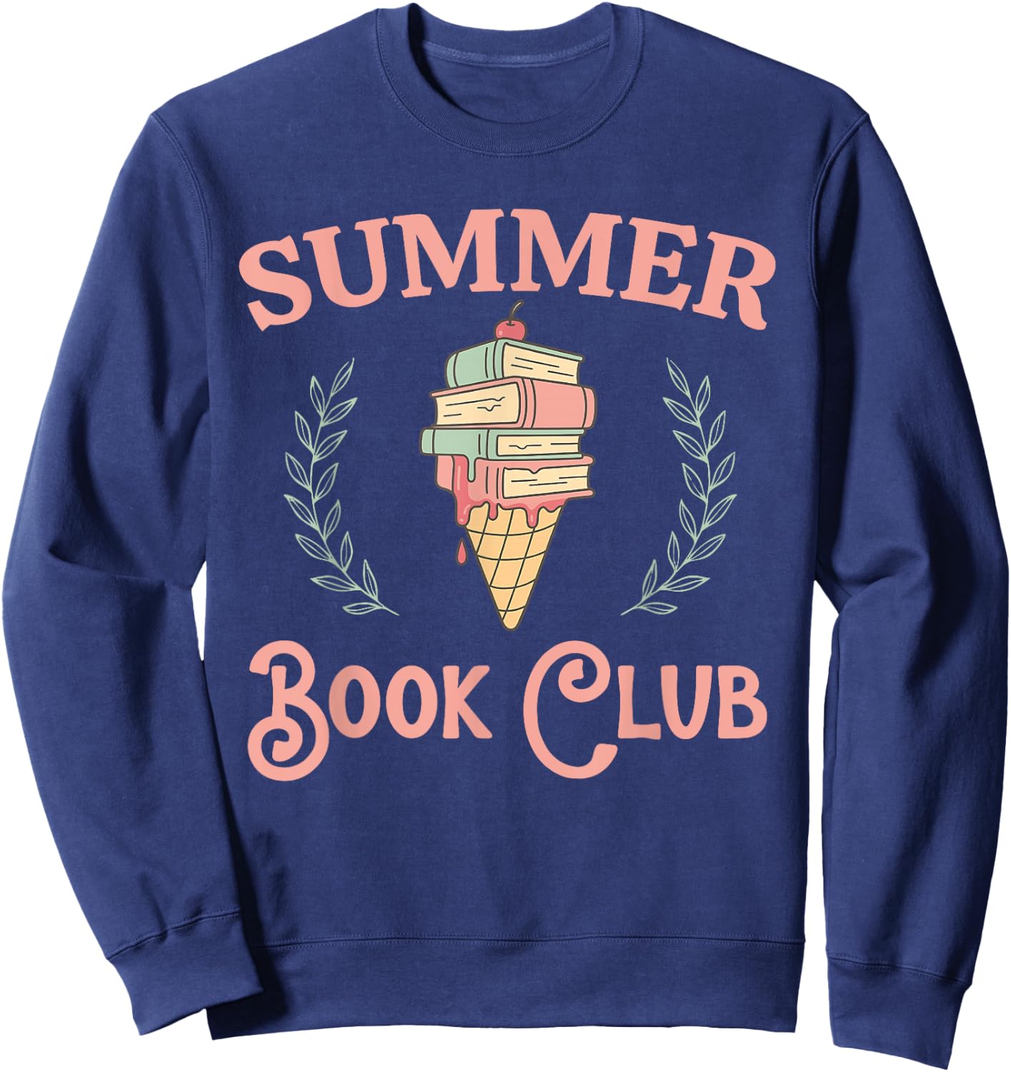 Summer Book Club Sweatshirt - Sweatshirt | Navy