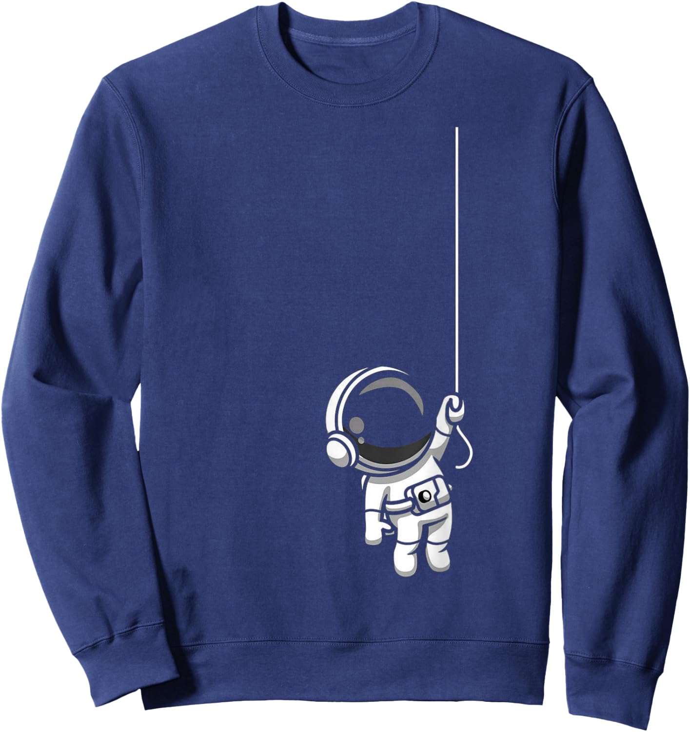 Astronaut Astronomy Science Moon Space Funny Sweatshirt - Sweatshirt | Navy