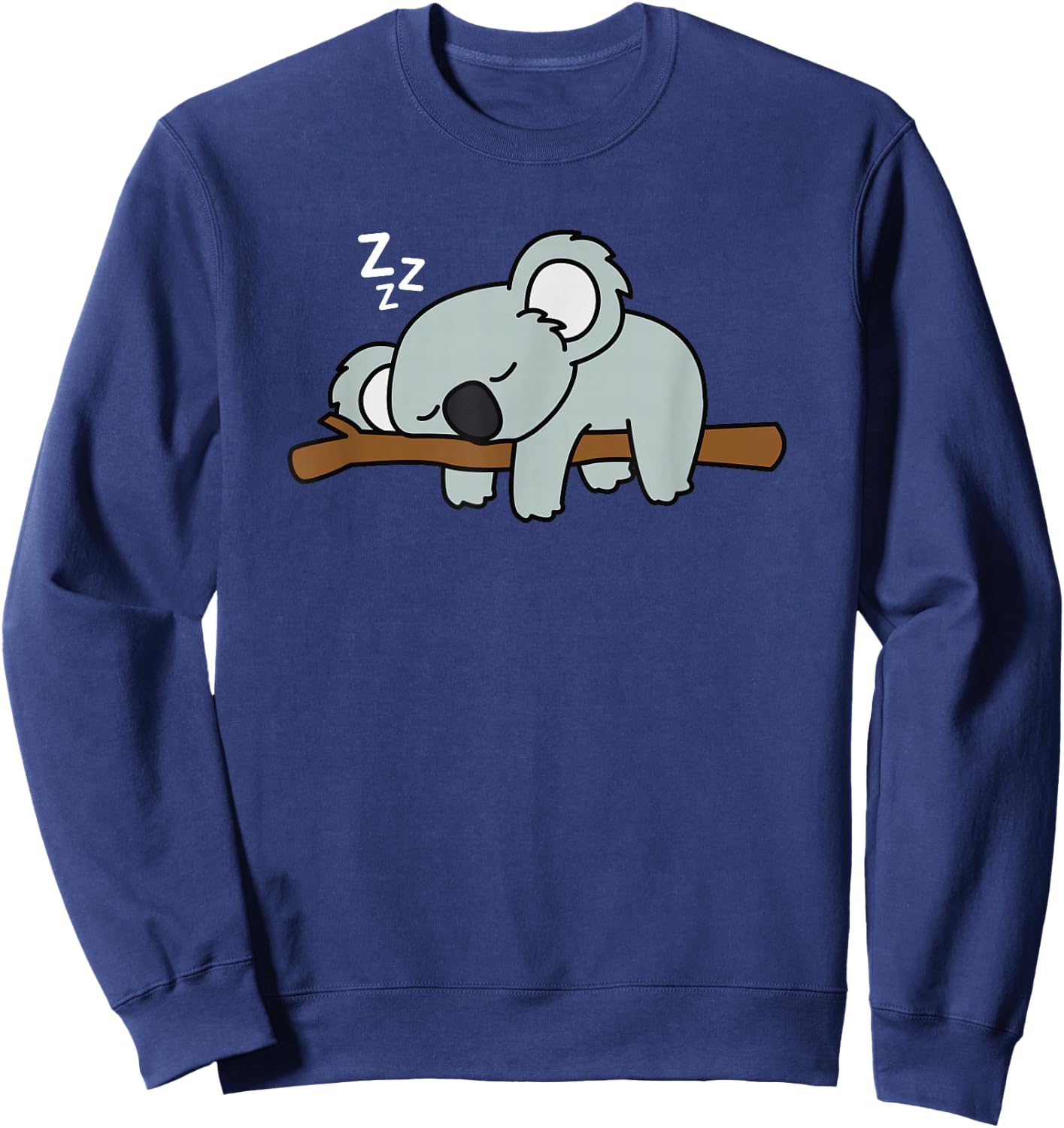 Adorable Australian Animal Tired Sleeping Cute Koala Bear Sweatshirt - Sweatshirt | Navy