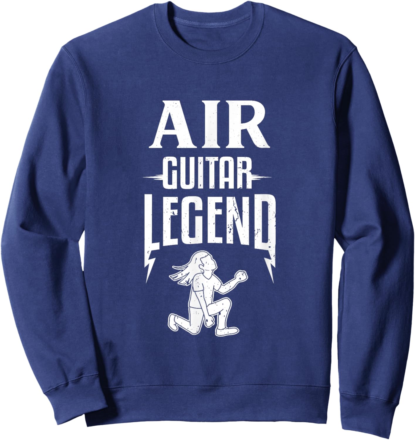 Air Guitar Legend Air Guitarist Music Band Musical Gift Sweatshirt - Sweatshirt | Navy