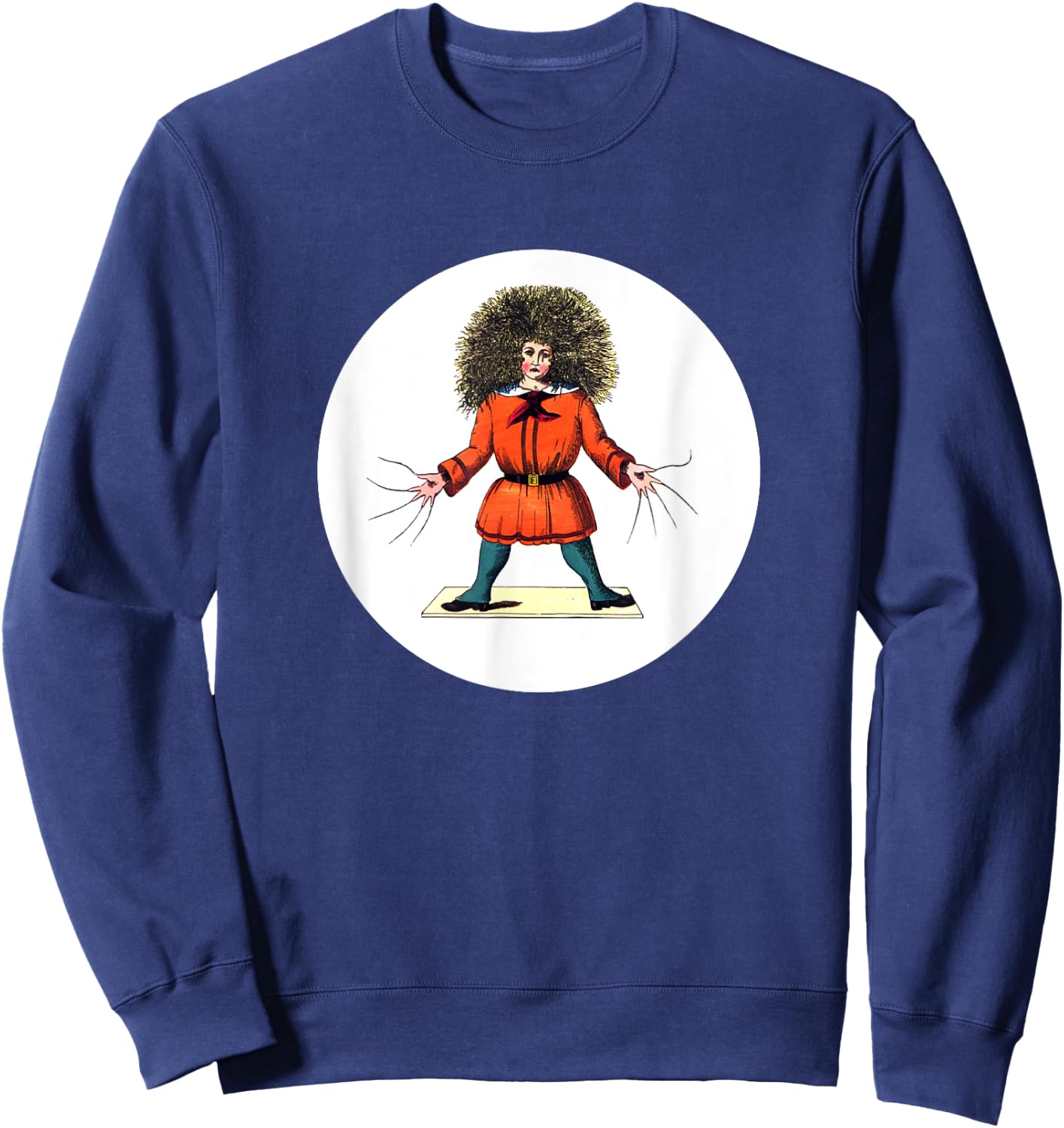 "Struwwelpeter" Classic German Fairy Tale Sweatshirt - Sweatshirt | Navy