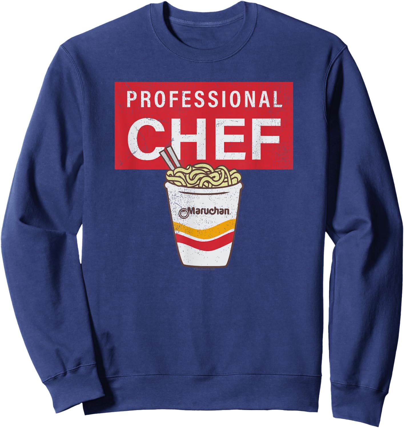 Maruchan Professional Ramen Noodle Chef Sweatshirt - Sweatshirt | Navy