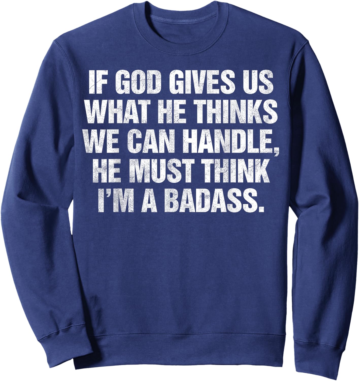 Funny Get Well Soon Message Gift Women Kids Sweatshirt - Sweatshirt | Navy