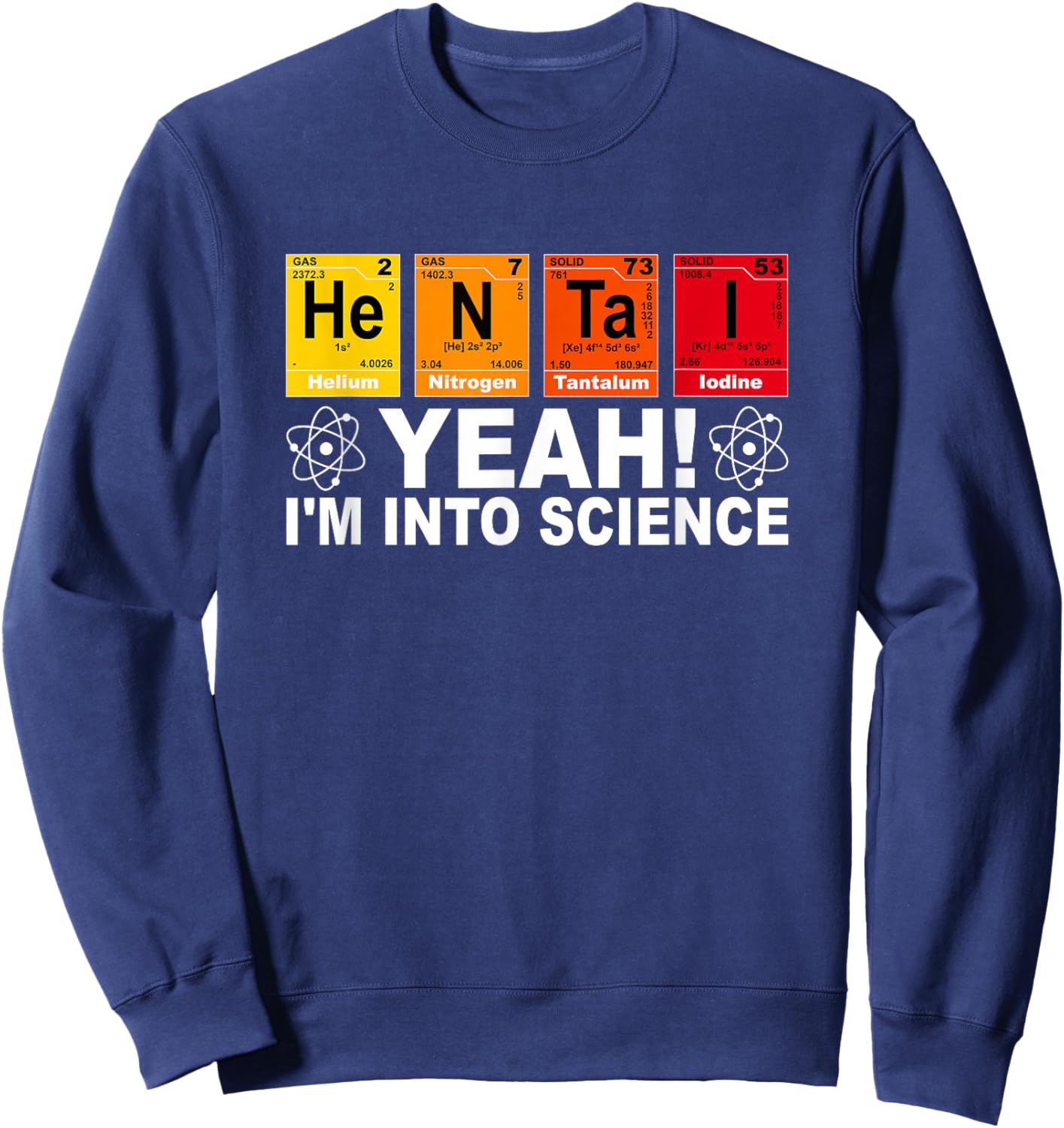 Funny Science and Anime Loving Gift - Hilarious Hentai Sweatshirt - Sweatshirt | Navy