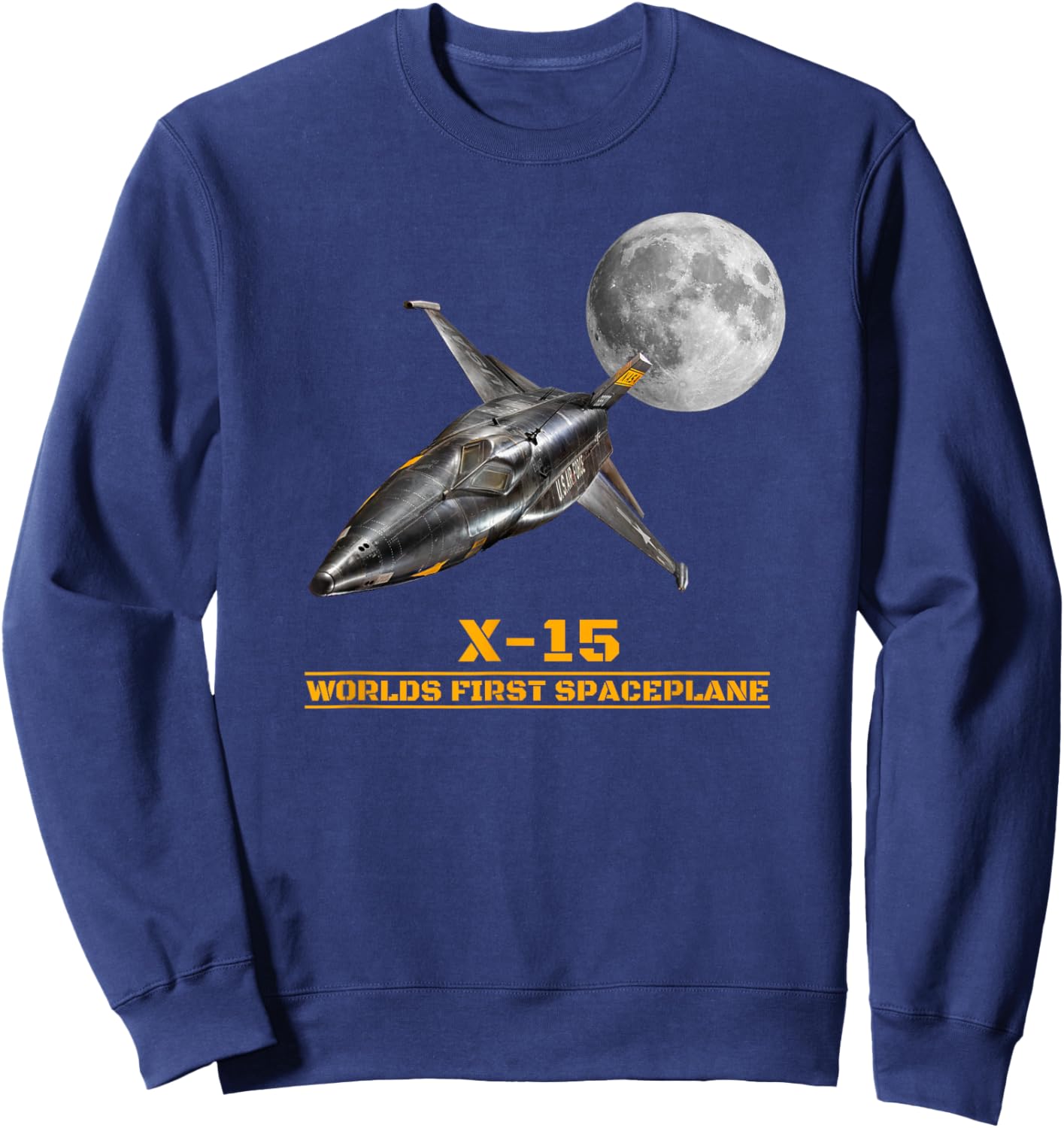 North American X-15 Worlds First Spaceplane Sweatshirt - Sweatshirt | Navy