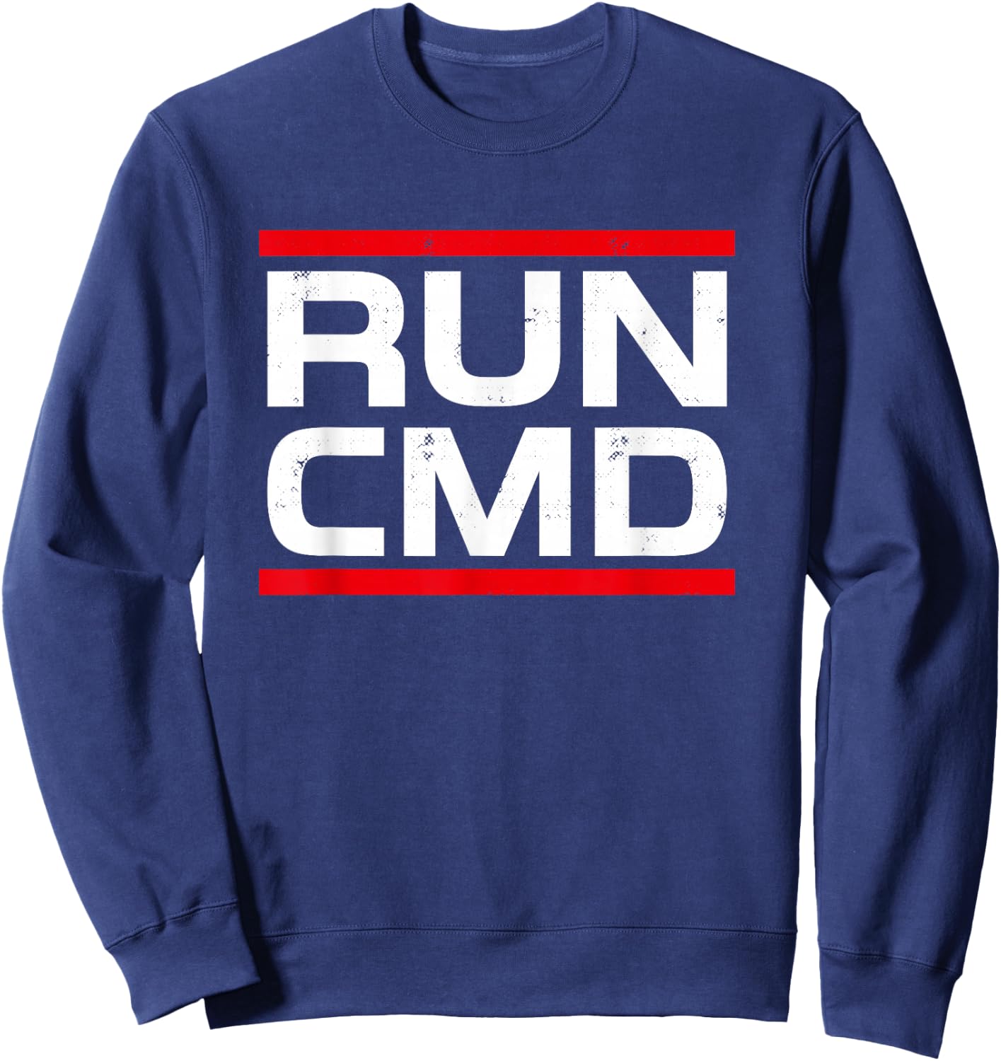 Informatist Run CMD Programmer Sys Admin Gifts Sweatshirt - Sweatshirt | Navy