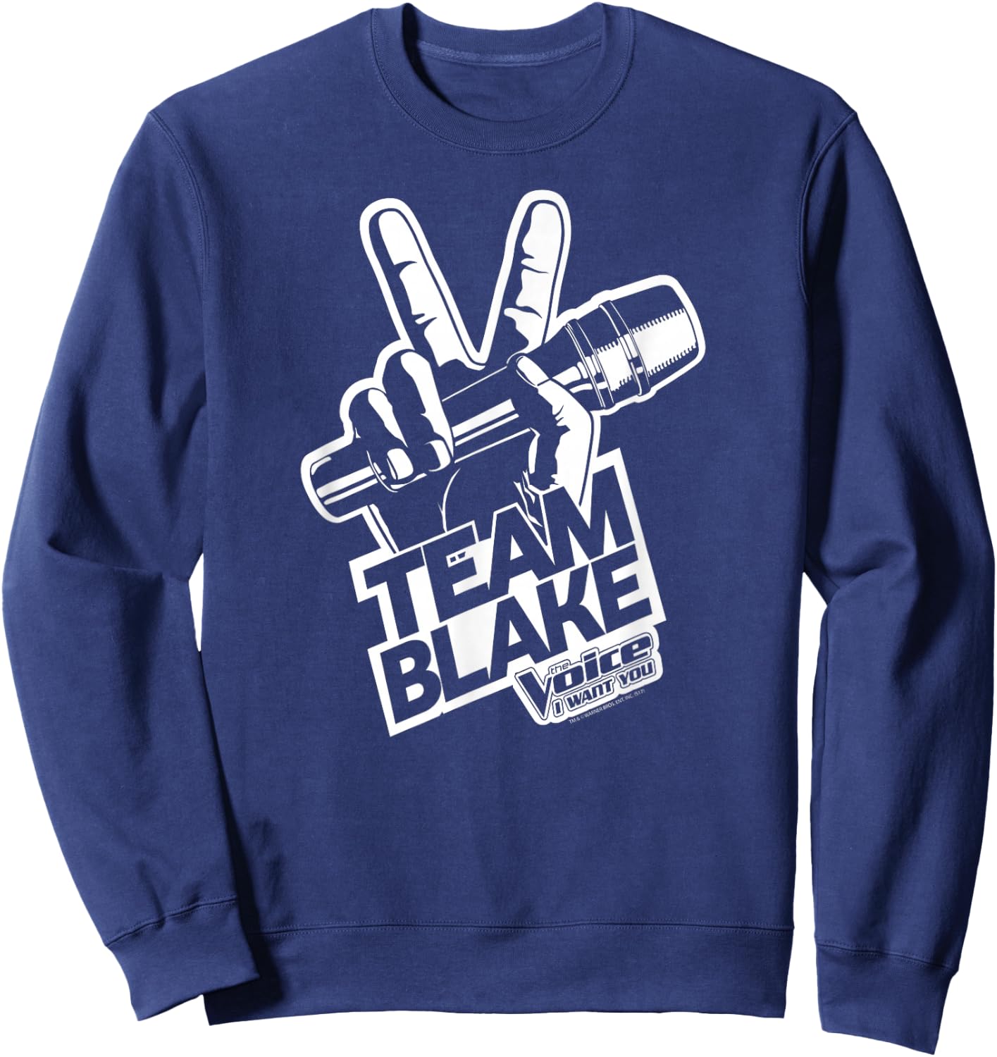 The Voice Blake Logo Sweatshirt - Sweatshirt | Navy