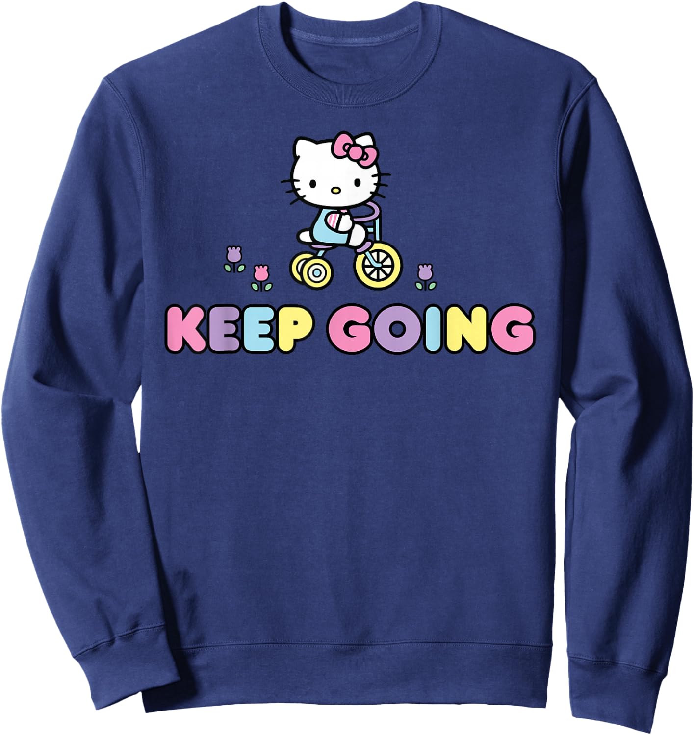 Hello Kitty Keep Going Sweatshirt - Sweatshirt | Navy