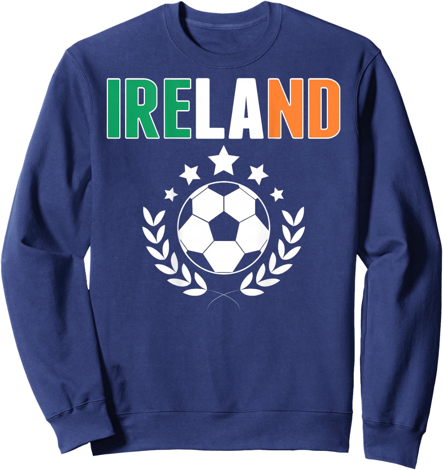 Proud Ireland Soccer Fans Jersey - Support Irish Football Sweatshirt - Sweatshirt | Navy