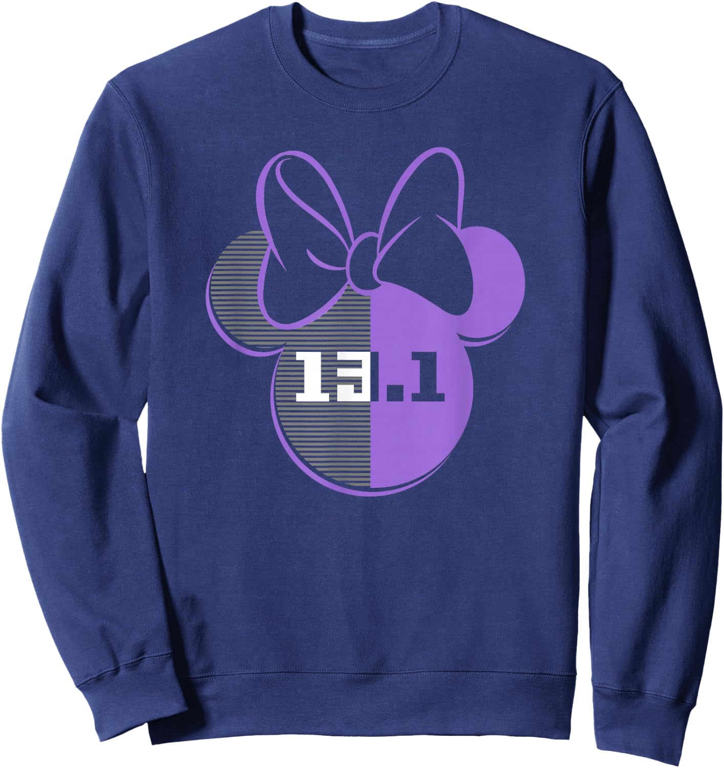 Disney Mickey And Friends Minnie Mouse Half Marathon 13.1 Sweatshirt - Sweatshirt | Navy