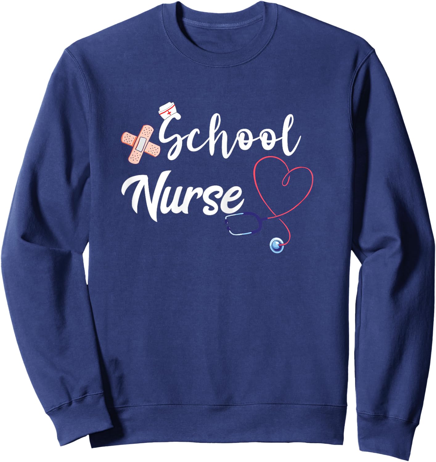 School Nurse Back To School Nursing School Nursing Schooling Sweatshirt - Sweatshirt | Navy