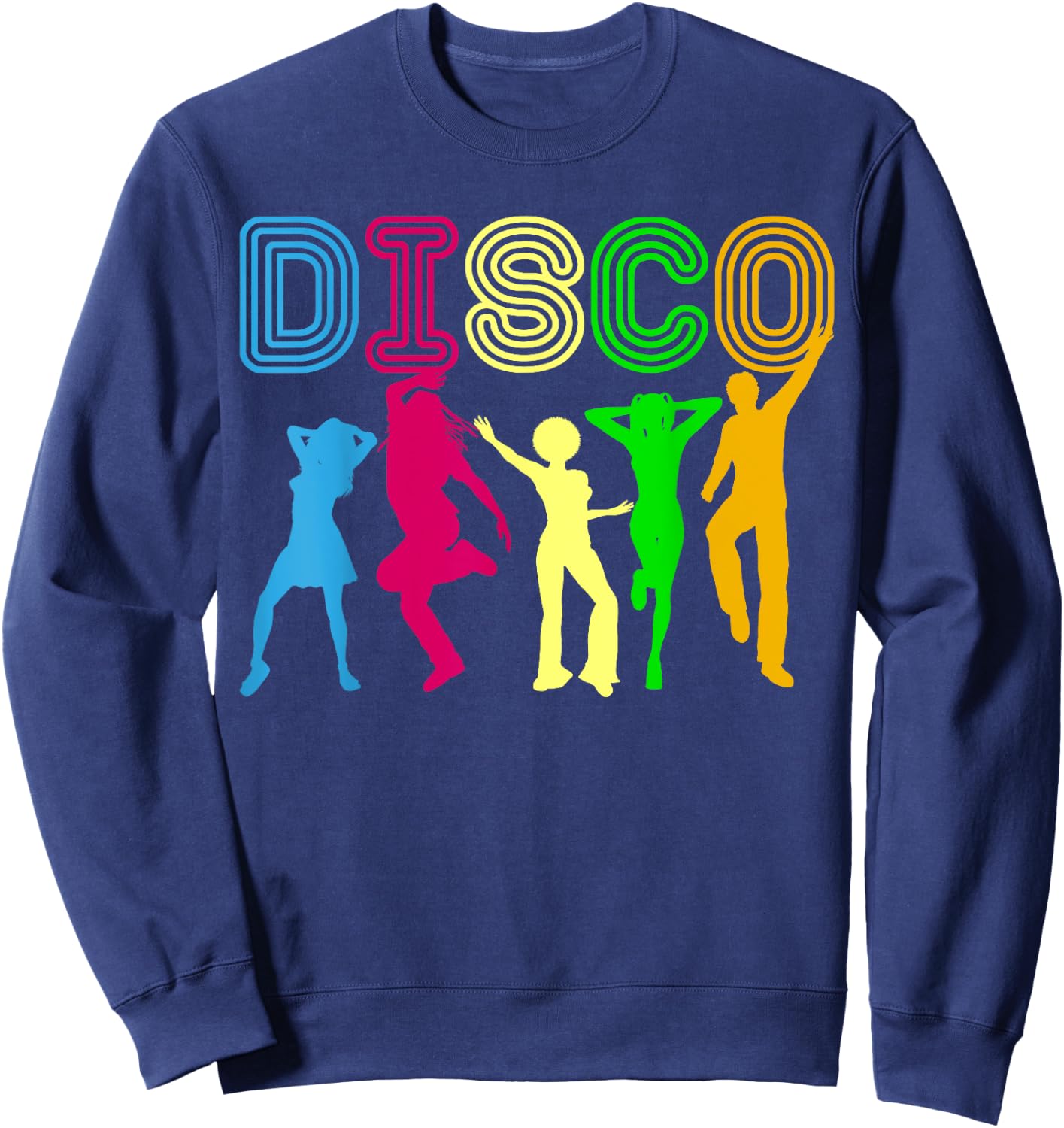 Disco Shirt | Night Club Dancing Retro Vintage Shirt Gift Sweatshirt - Sweatshirt | Navy