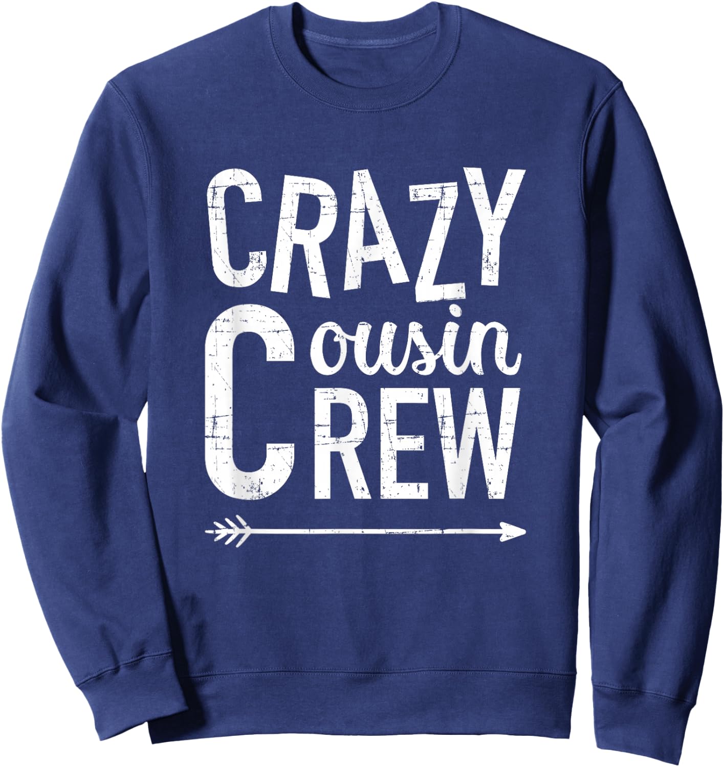 Crazy cousin crew Sweatshirt - Sweatshirt | Navy