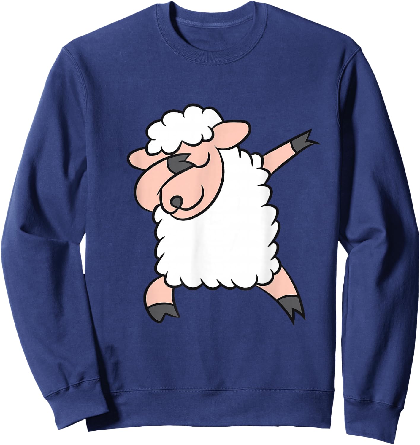 Dabbing Sheep Love Sheep Sweatshirt - Sweatshirt | Navy