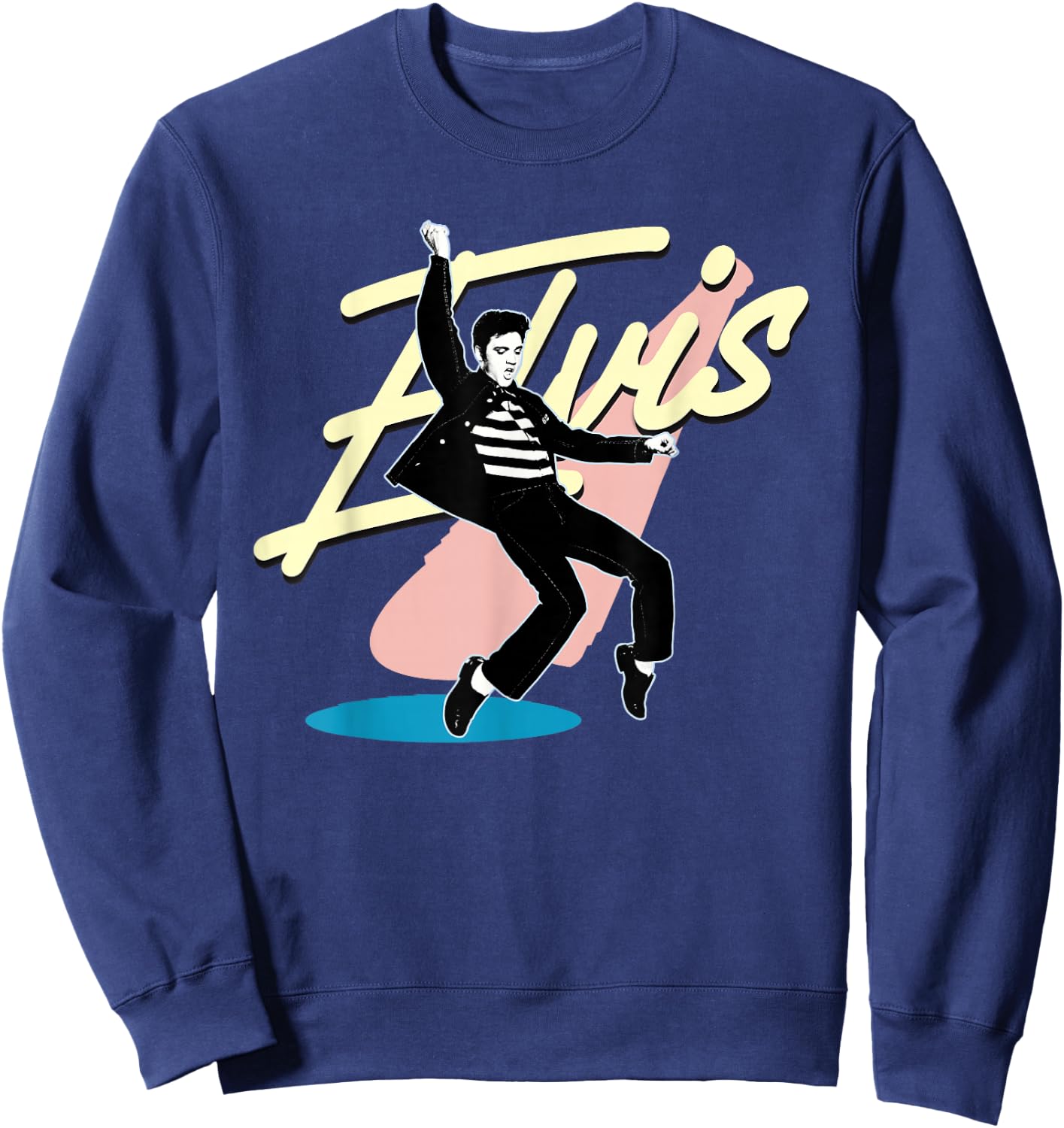 Elvis Presley Official Signature Dance Sweatshirt - Sweatshirt | Navy