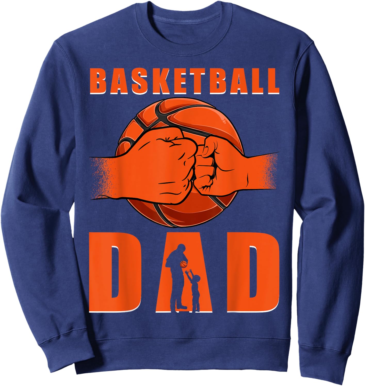 Basketball Dad Sweatshirt - Sweatshirt | Navy