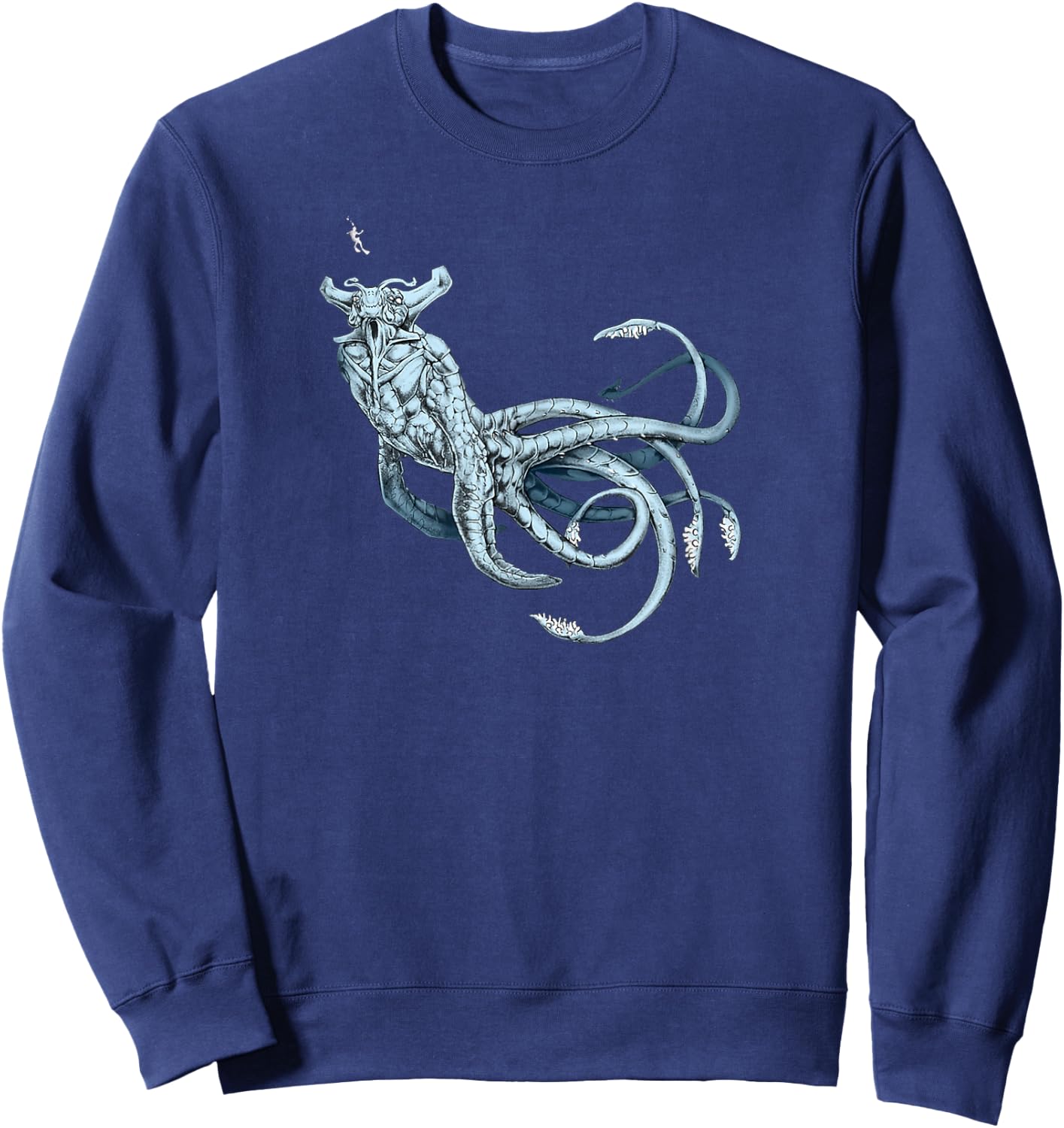 Sea Emperor Transparent Sweatshirt - Sweatshirt | Navy