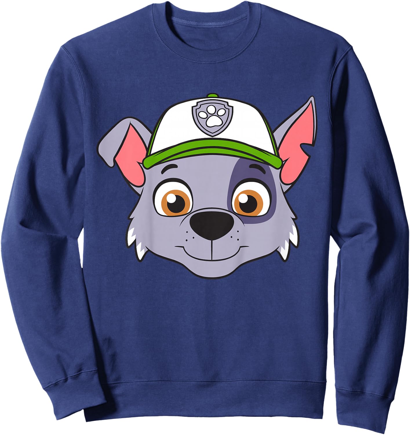 Kids PAW Patrol Large Rocky Character Sweatshirt - Sweatshirt | Navy
