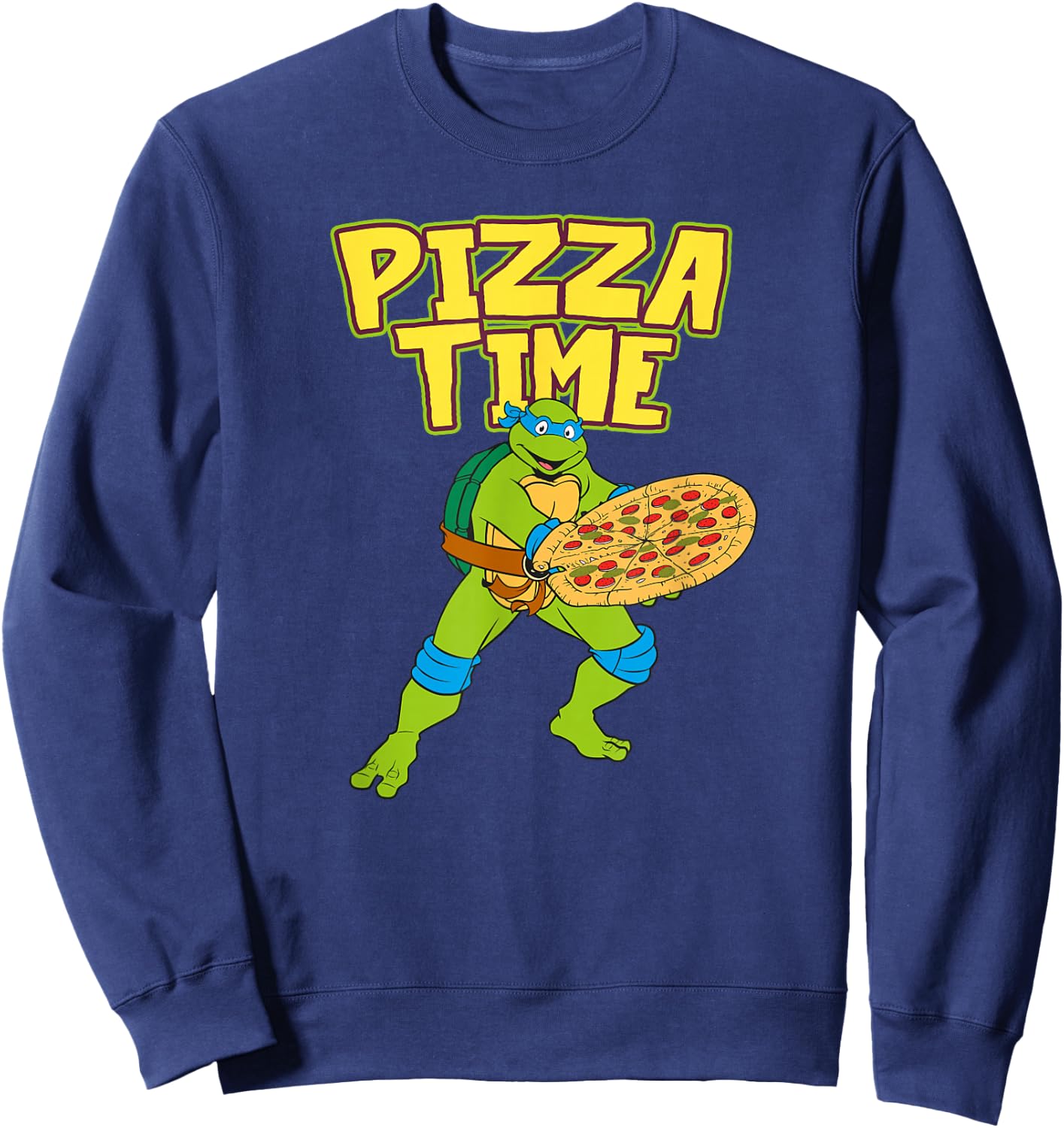 Leonardo - Pizza Time Sweatshirt - Sweatshirt | Navy