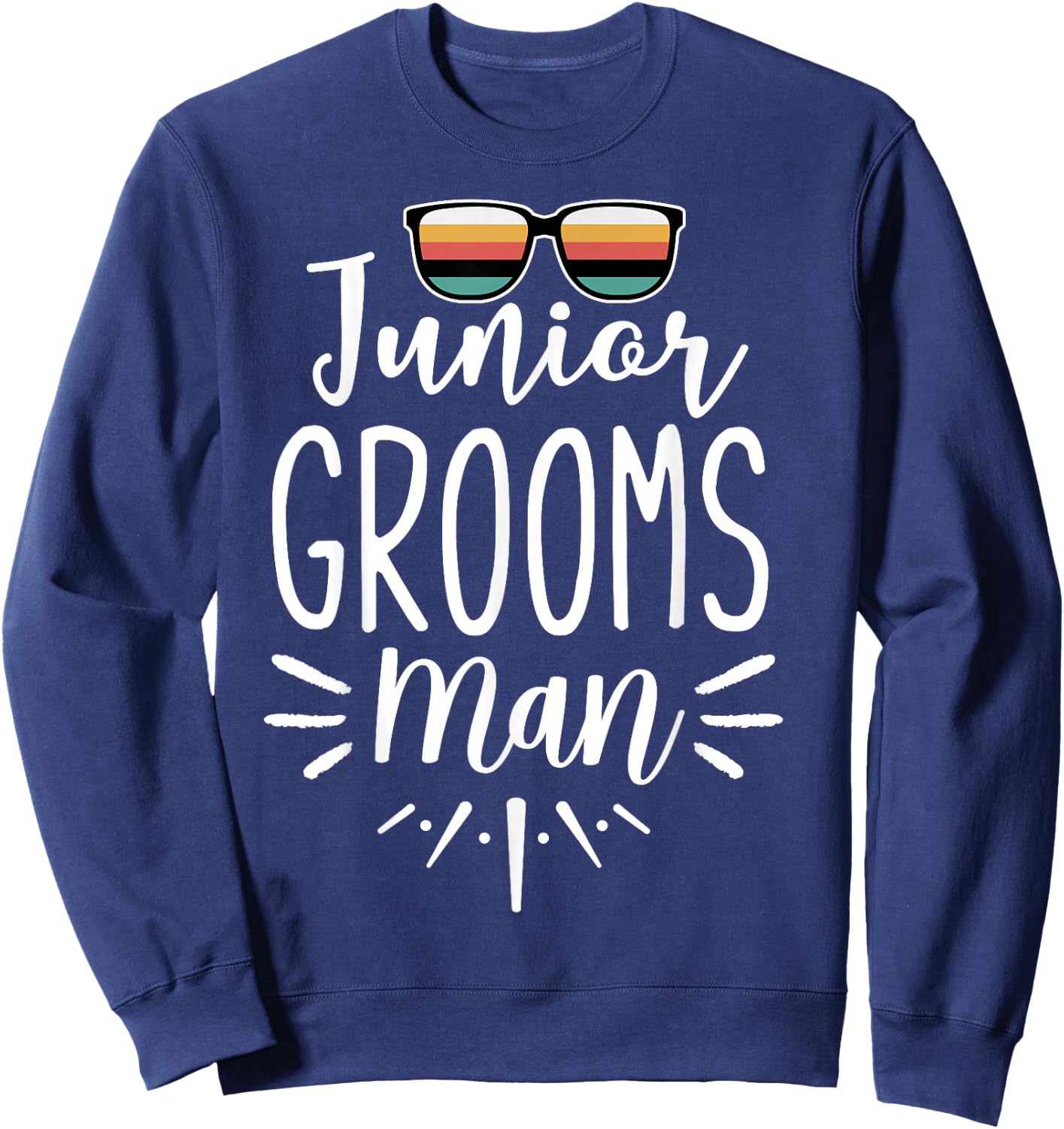 Junior Groomsman Bachelor Party Wedding Party Sweatshirt - Sweatshirt | Navy
