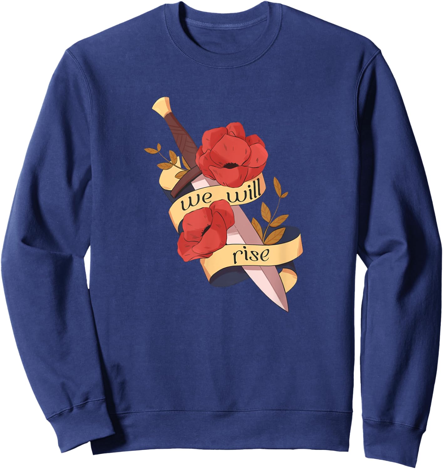 We Will Rise | From Blood and Ash Kingdom Of Flesh and Fire Sweatshirt - Sweatshirt | Navy