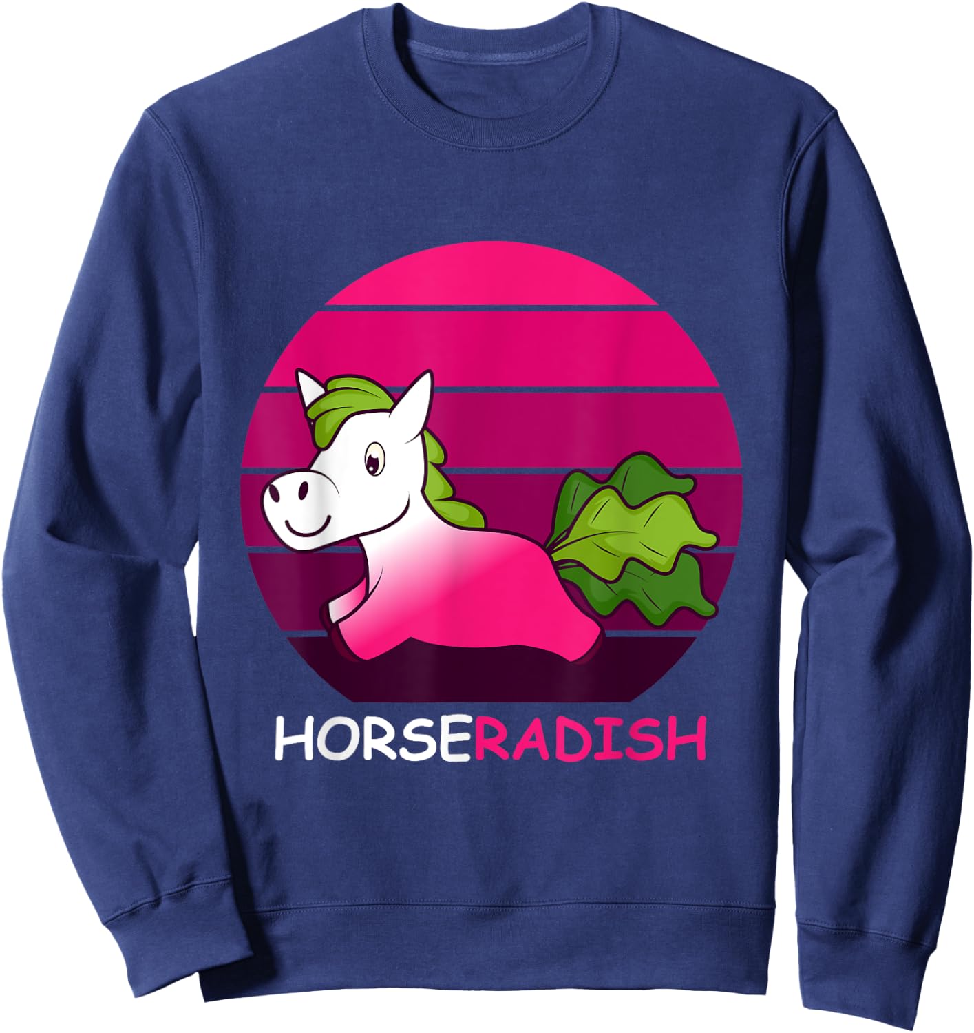 Horseradish Vegetarian Sweatshirt - Sweatshirt | Navy
