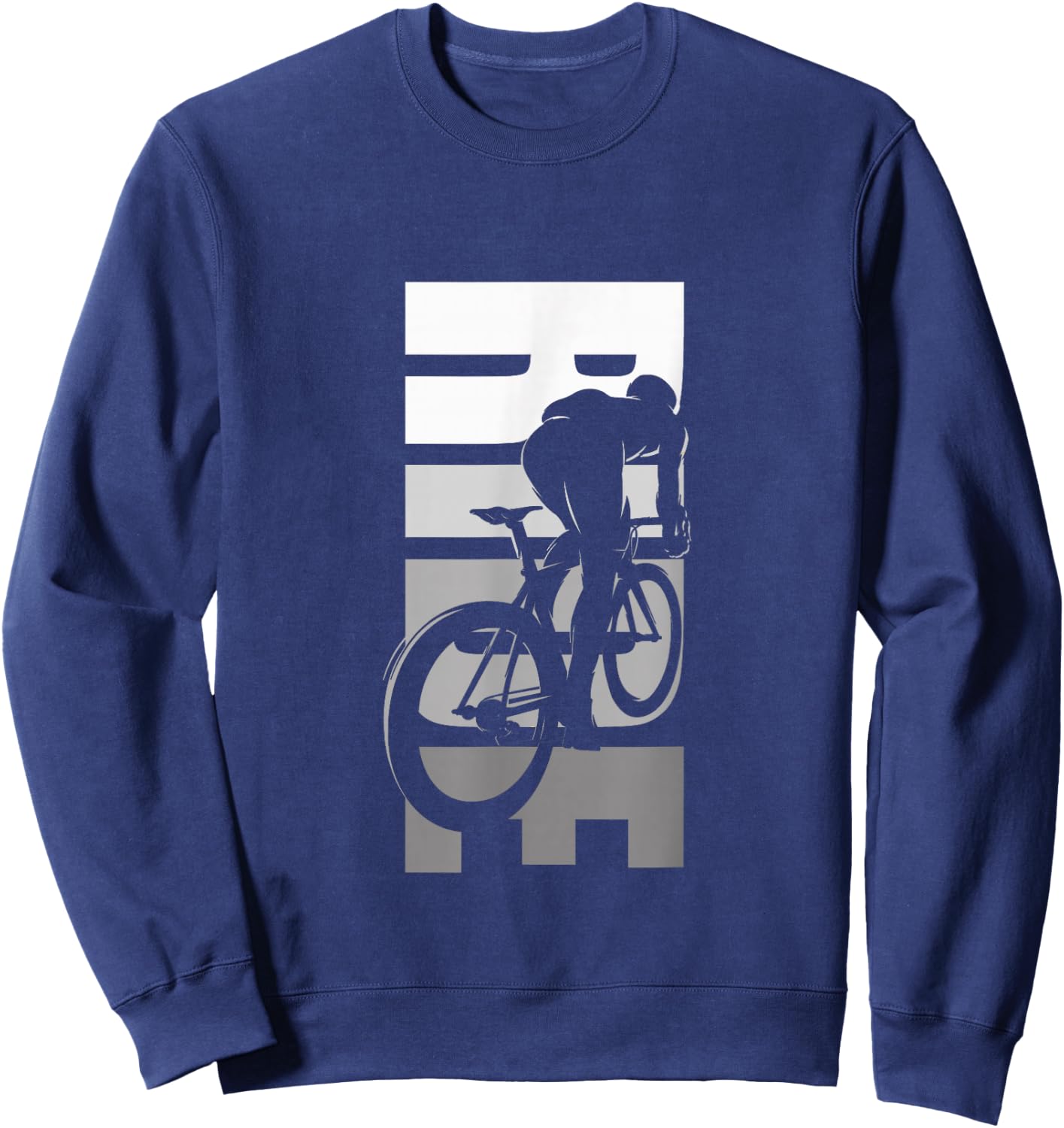 Road Biking Bicycle Cycling Sweatshirt - Sweatshirt | Navy