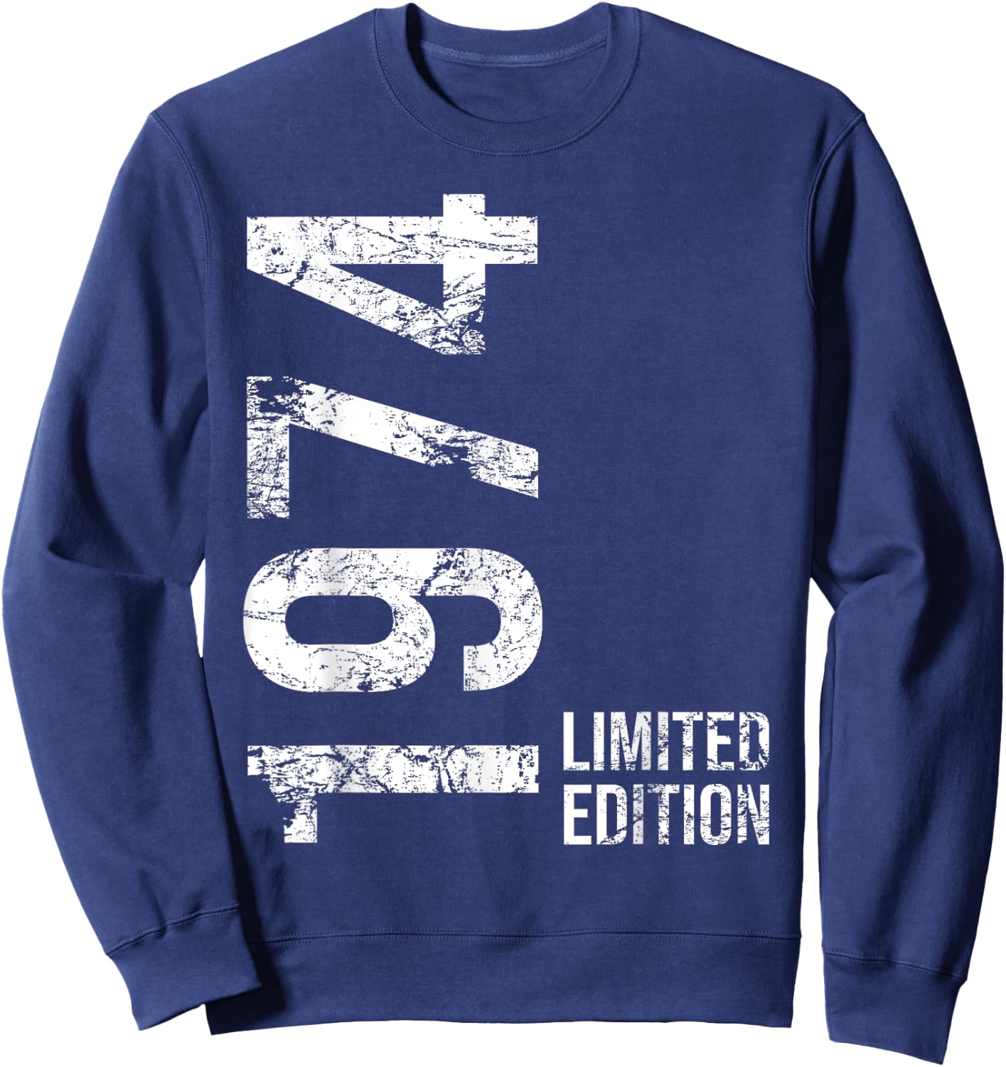 51st Birthday 51 Years Old Man Woman Vintage 1974 Sweatshirt - Sweatshirt | Navy