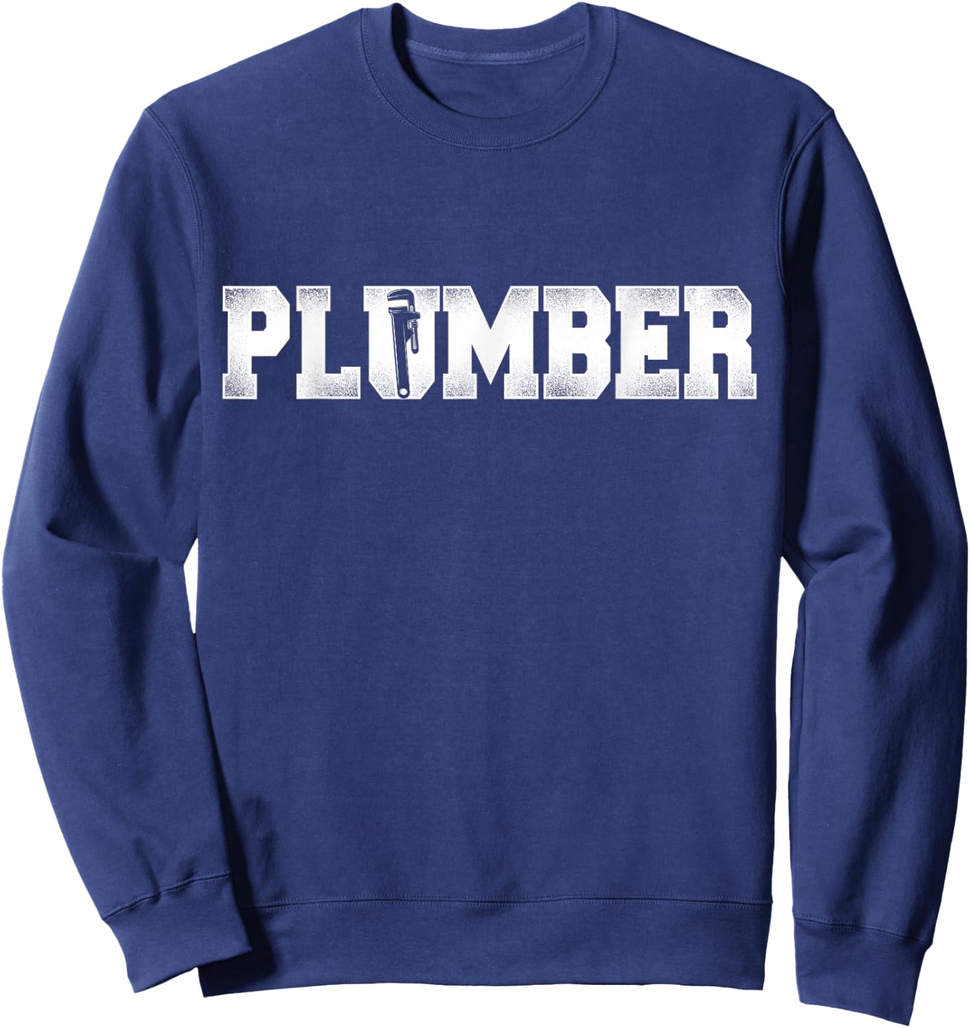 Plumber Vintage Plumber Sweatshirt - Sweatshirt | Navy